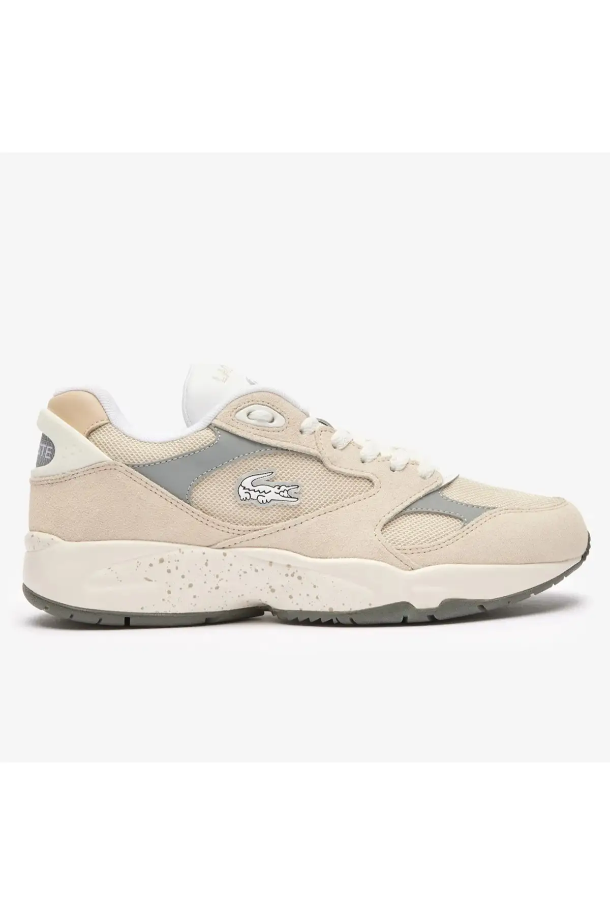 Lacoste Sport Storm 96 Lo Vintage Leather Mens Sneaker Hakiki Deri Erkek Günlük Spor Ayakkabı Krem