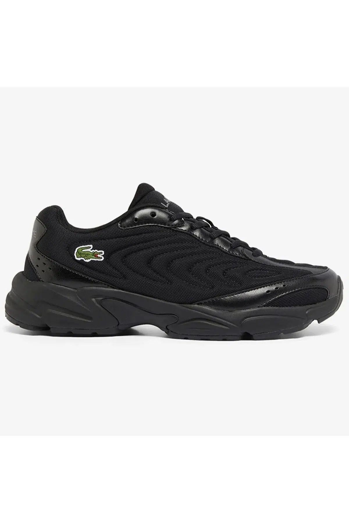 Lacoste Storm 96 2K Lite Leather Mens Sneaker Hakiki Deri Erkek Günlük Spor Ayakkabı Siyah