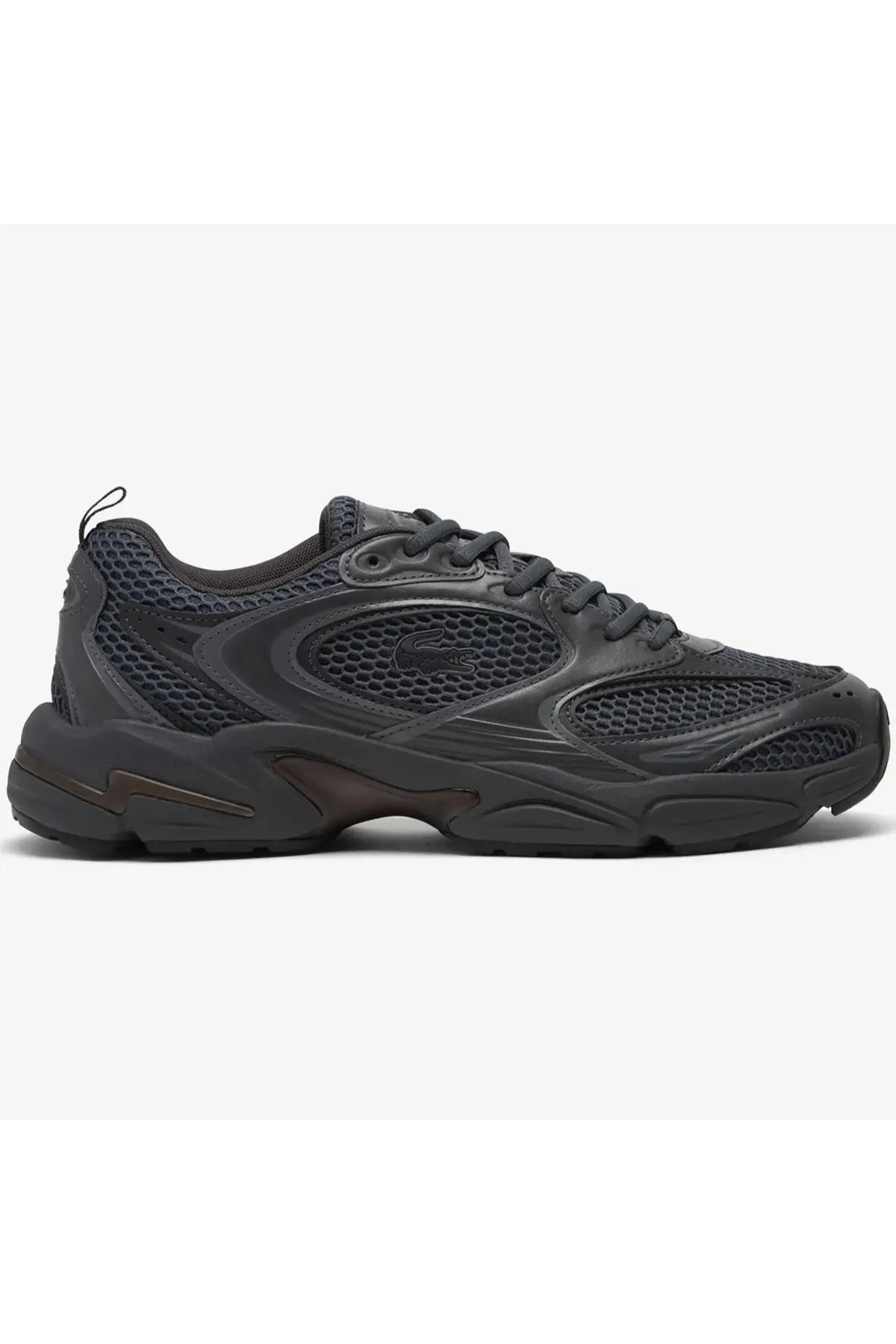 750SMA0173T17C 2251 SMA Lacoste Storm 96 2K Mens Sneaker Erkek Günlük Spor Ayakkabı Koyu Gri