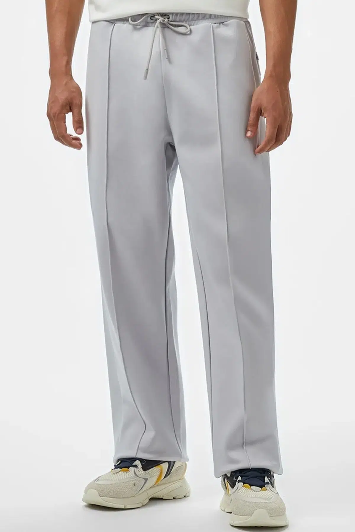 Lacoste Men's Regular Fit Pant Erkek Pamuklu Rahat Kesim Boru Paca Uzun Eşofman Altı Gri