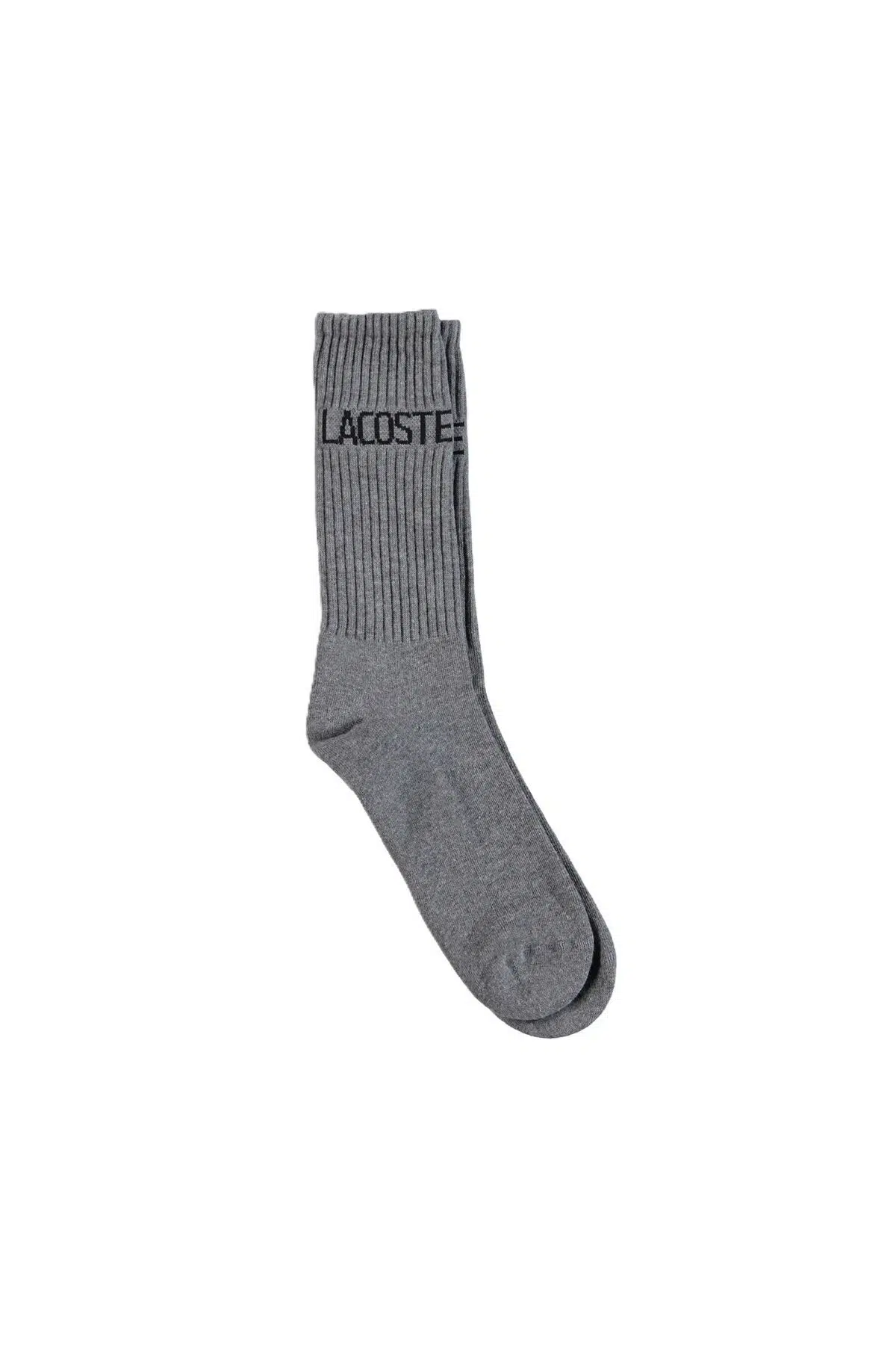 Lacoste Unisex Baskılı Uzun Çorap Gri
