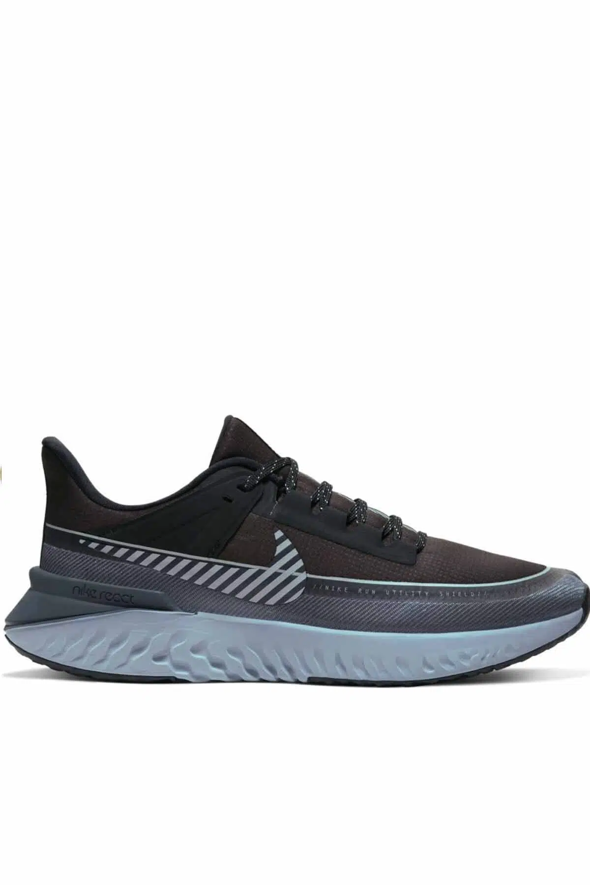 Nike Legend React 2 Shield Walk Run Wat.Repell. Suitici Reflektörlü Yürüyüş Koşu Ayakkabısı Siyah