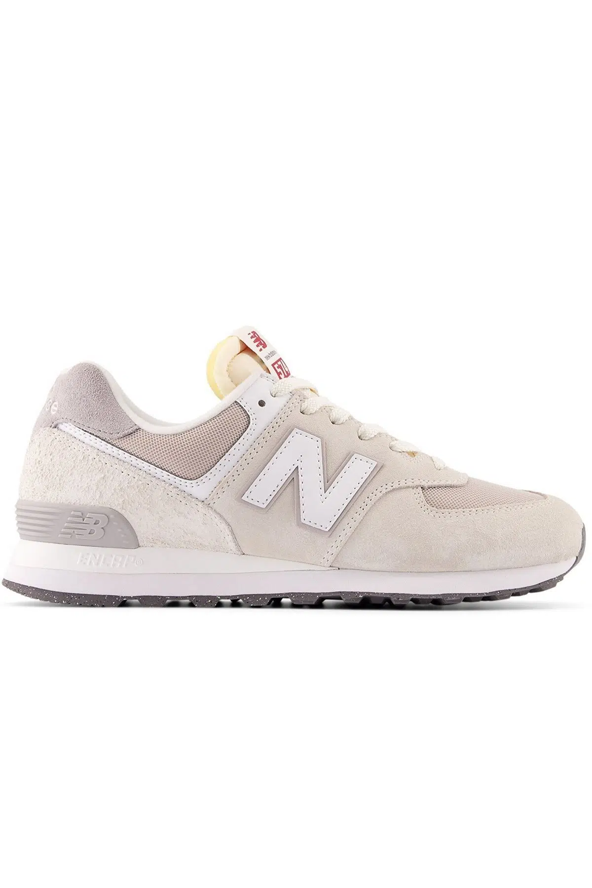 New Balance 574 Leather Unisex Sneaker Hakiki Deri Günlük Spor Ayakkabı Krem