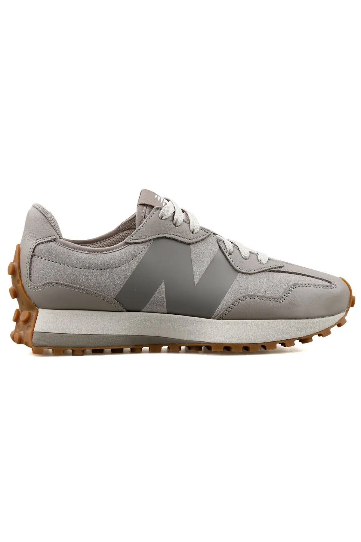 New Balance U327 Leather Womens Sneaker Hakiki Deri Kadın Günlük Spor Ayakkabı Gri