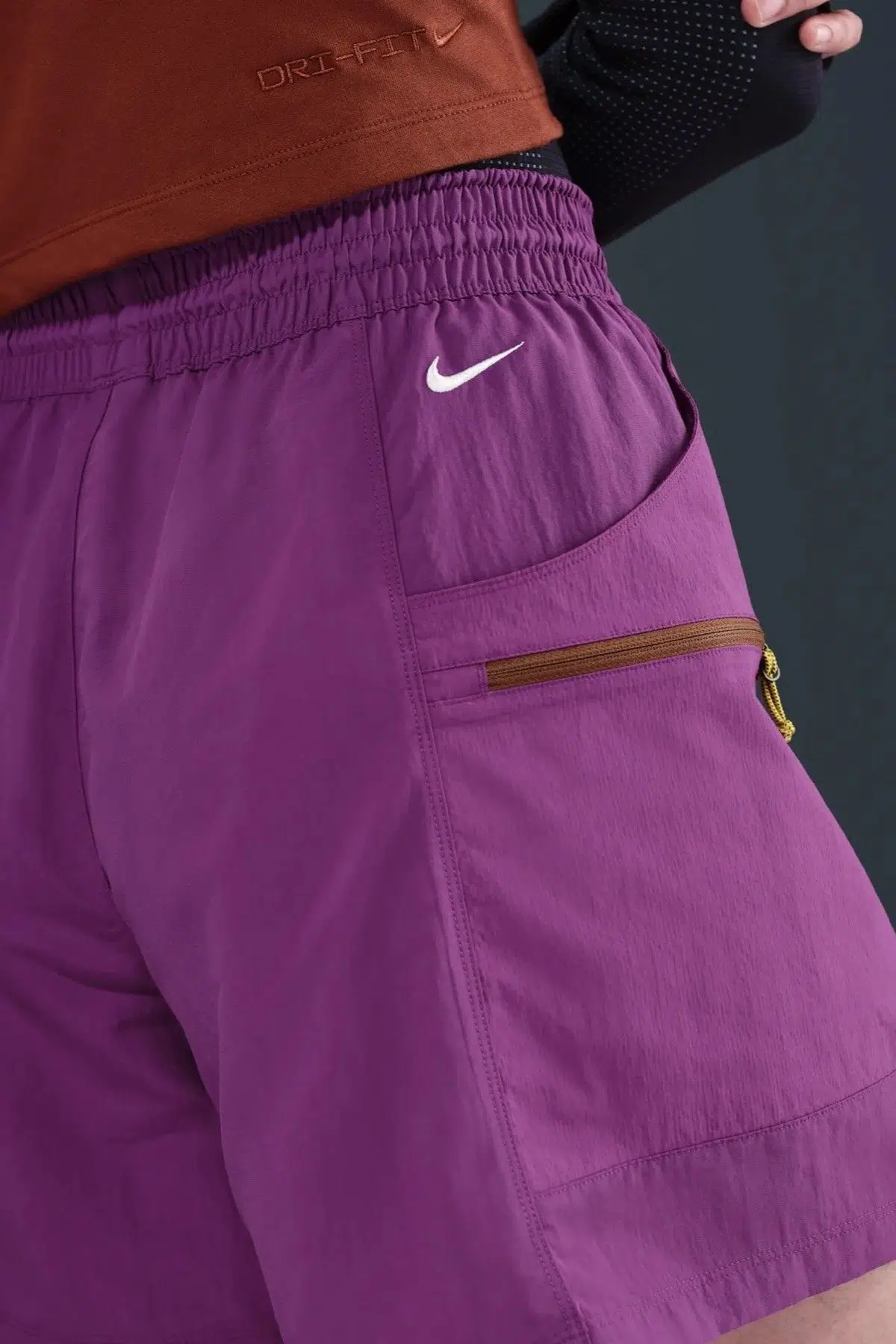 Nike ACG 'Death Bloom' Women's Shorts Purple Nylon Naylon Kadın Şort Mor