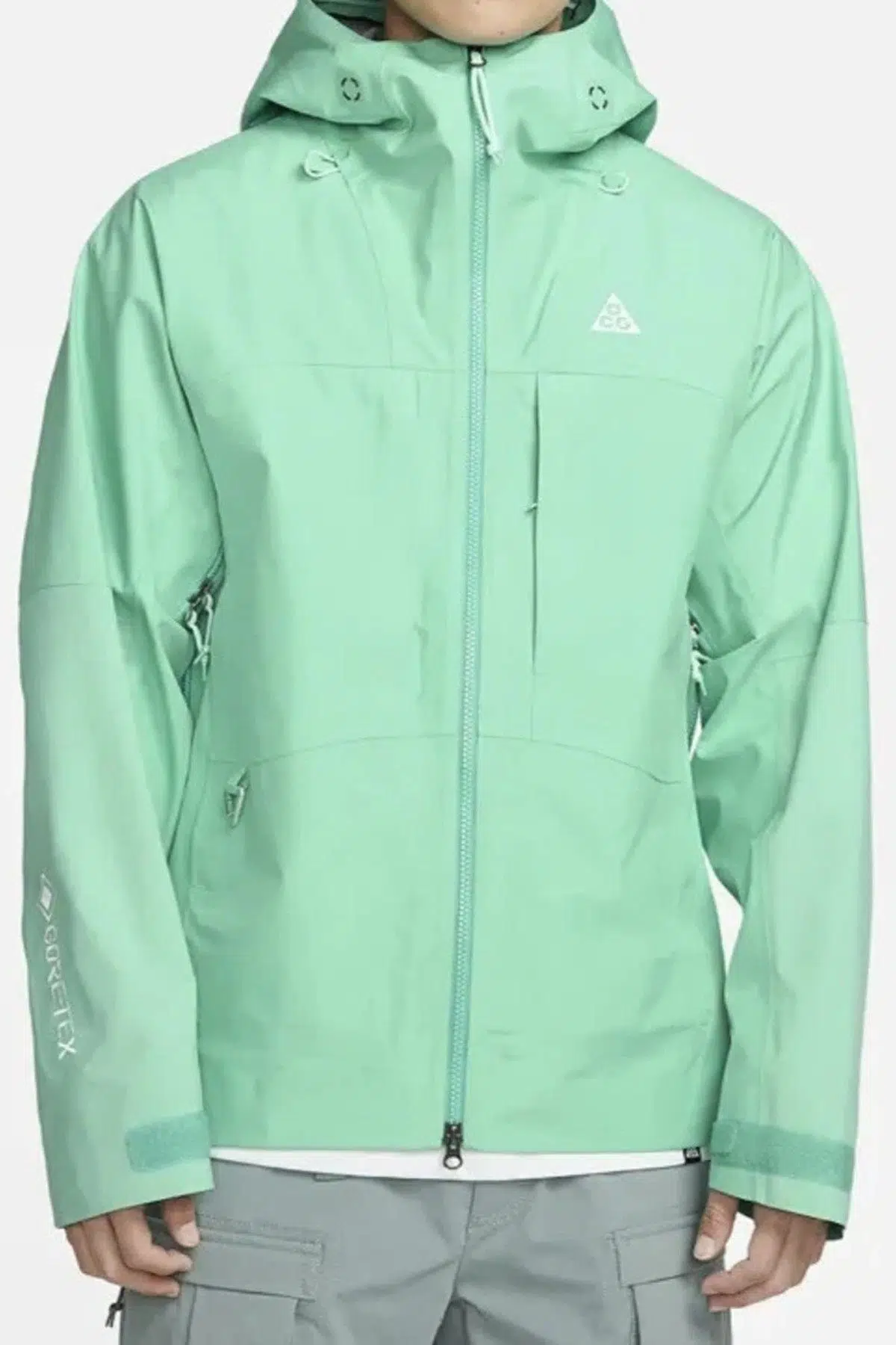 Nike ACG Storm Fit ADV Loose Fit Gore-Tex Jacket Yağmur Geçirmez Bol Kesim Erkek Yağmurluk Yeşil 