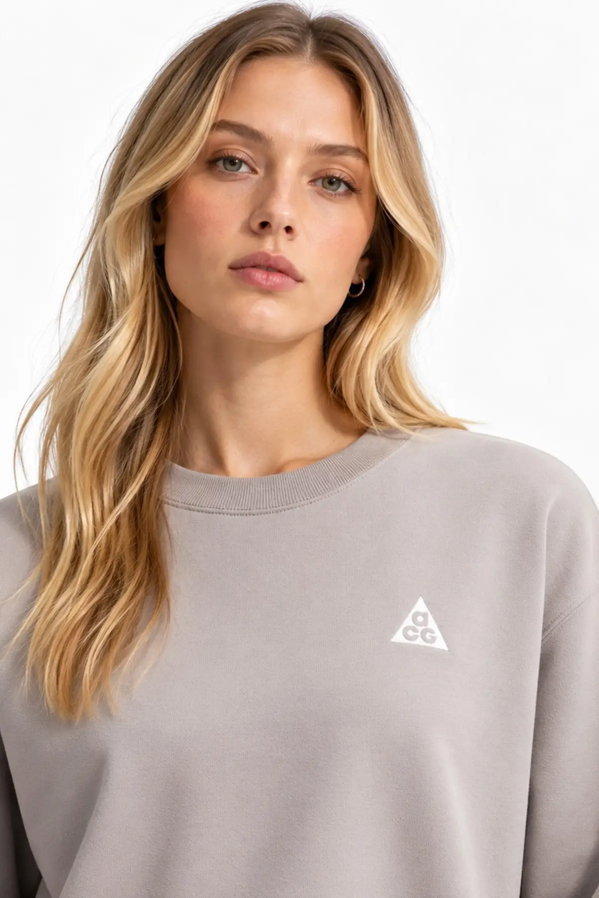 DQ5807-010 Nike ACG Therma-FIT Loose Fit "Tuff Knit" Fleece Hoodie Women's Kadın Bol Kesim Polar Sweatshirt Siyah