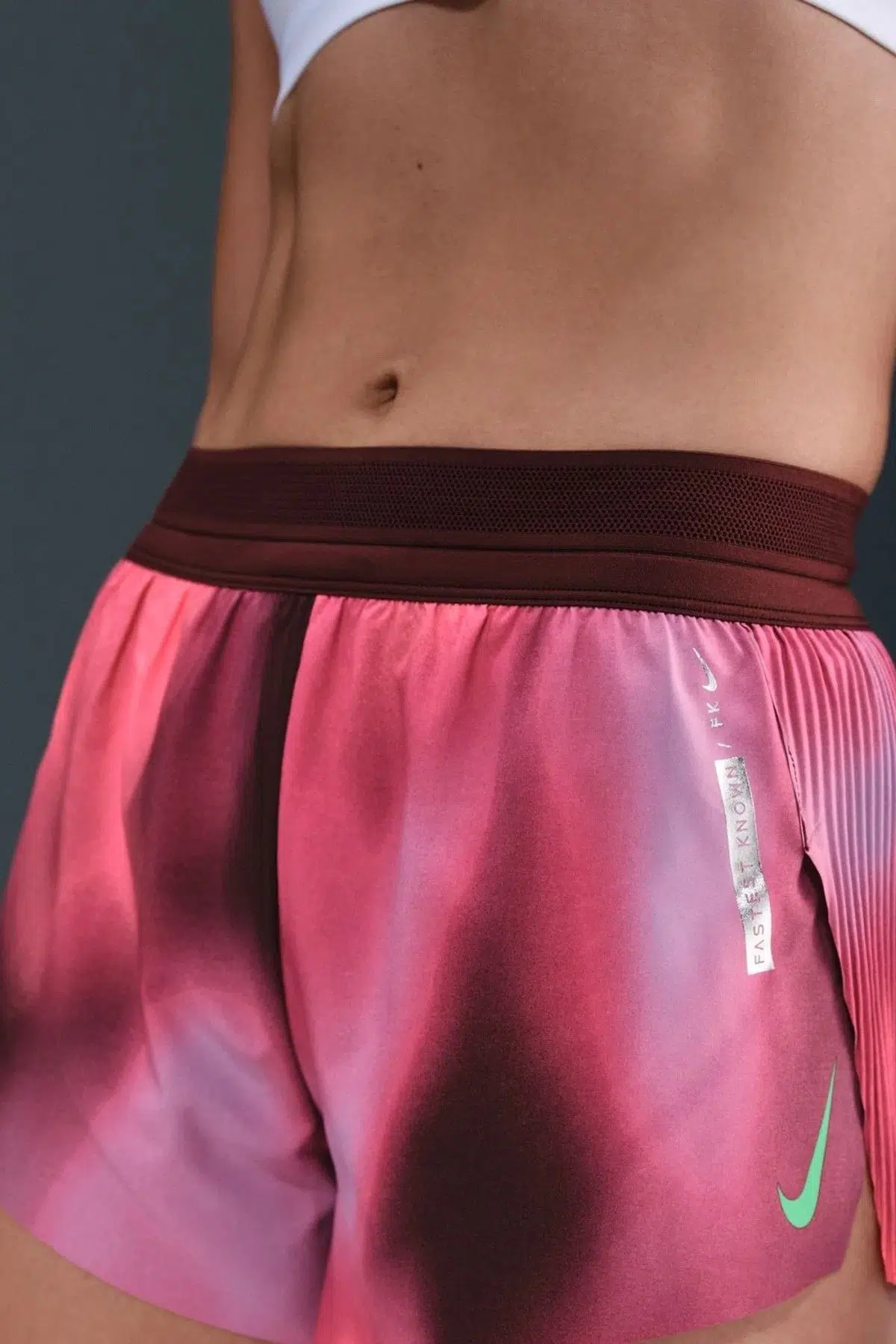 Nike AeroSwift Faith Kipyegon Dri-FIT MR 3" Womens Running Short Cepli Kadın Koşu Şortu Pembe