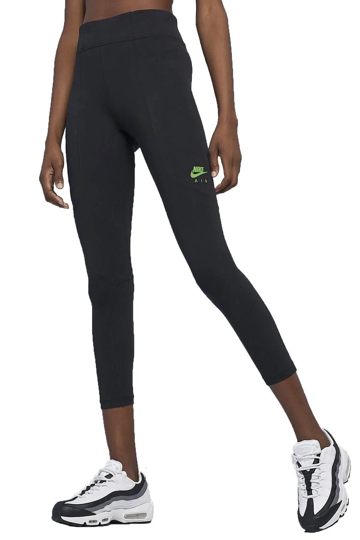 Nike Air 7/8 Leggings Black Siyah Kadın Tayt-Siyah