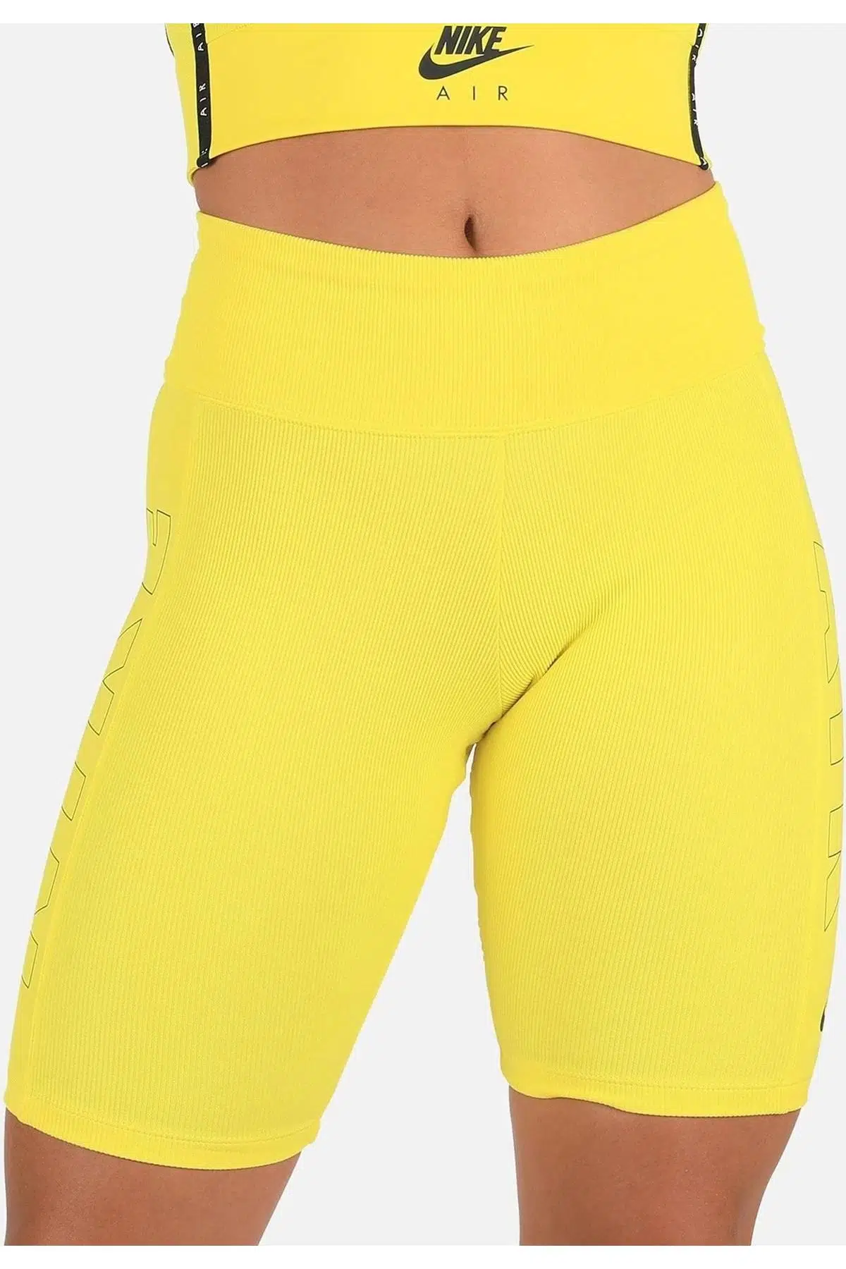 Nike Air Bike Tight Sarı Kısa Tayt Şort 