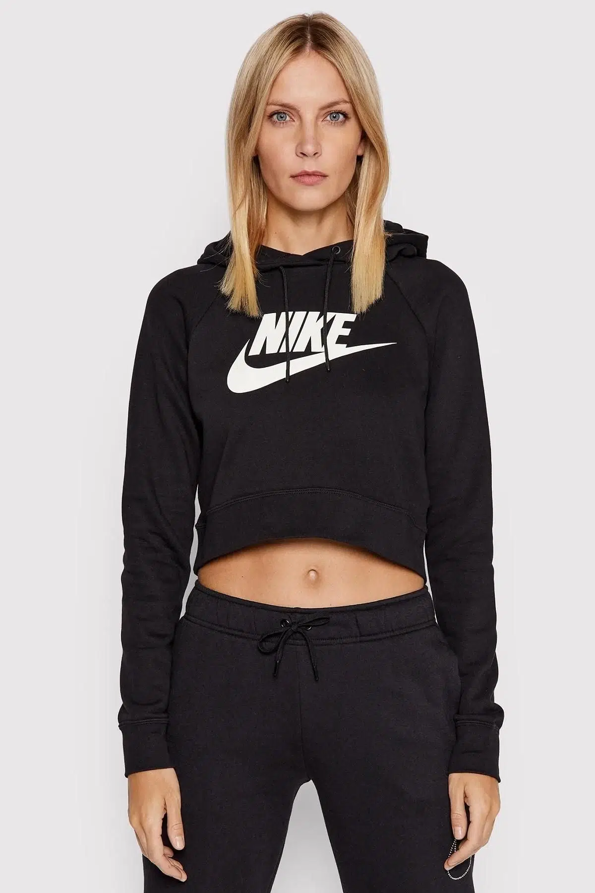 Nike Sportswear Essential Hoodie Kapüşonlu Sweatshirt Siyah DR