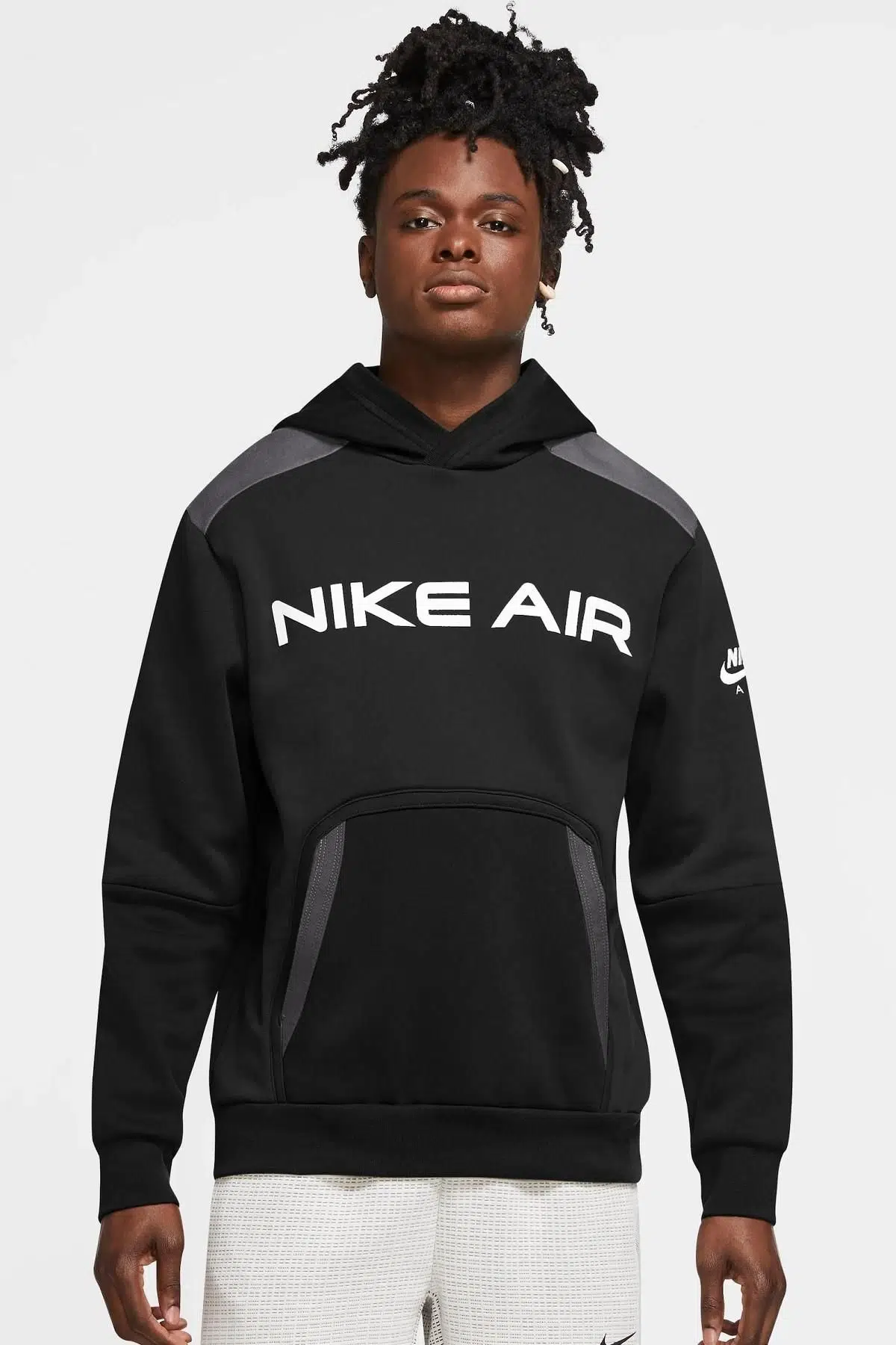 Nike Air Fleece Hoodie Big Air Logo Kapüşonlu Sweatshirt 