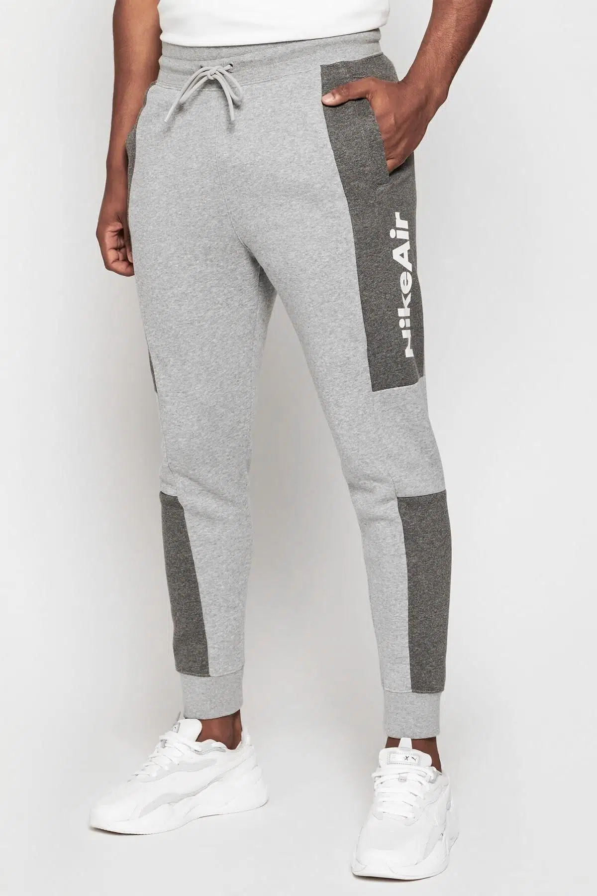 Nike Air Fleece Jogger Eşofman Altı Şardonlu Polarlı Gri Melanj