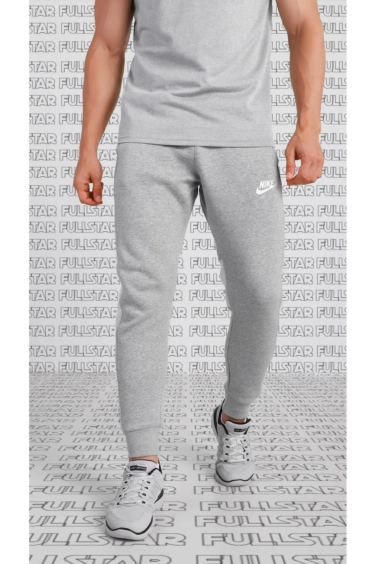 Nike Air Fleece Jogger Pants Kalın Şardonlu Erkek Eşofman Altı Gri