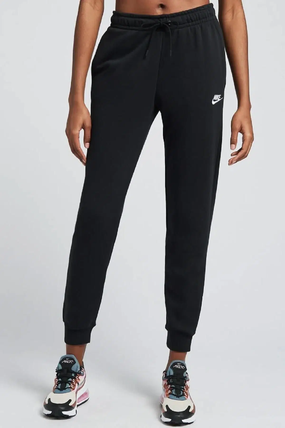Nike Sportswear Essential Fleece Kadın Siyah Eşofman Altı 