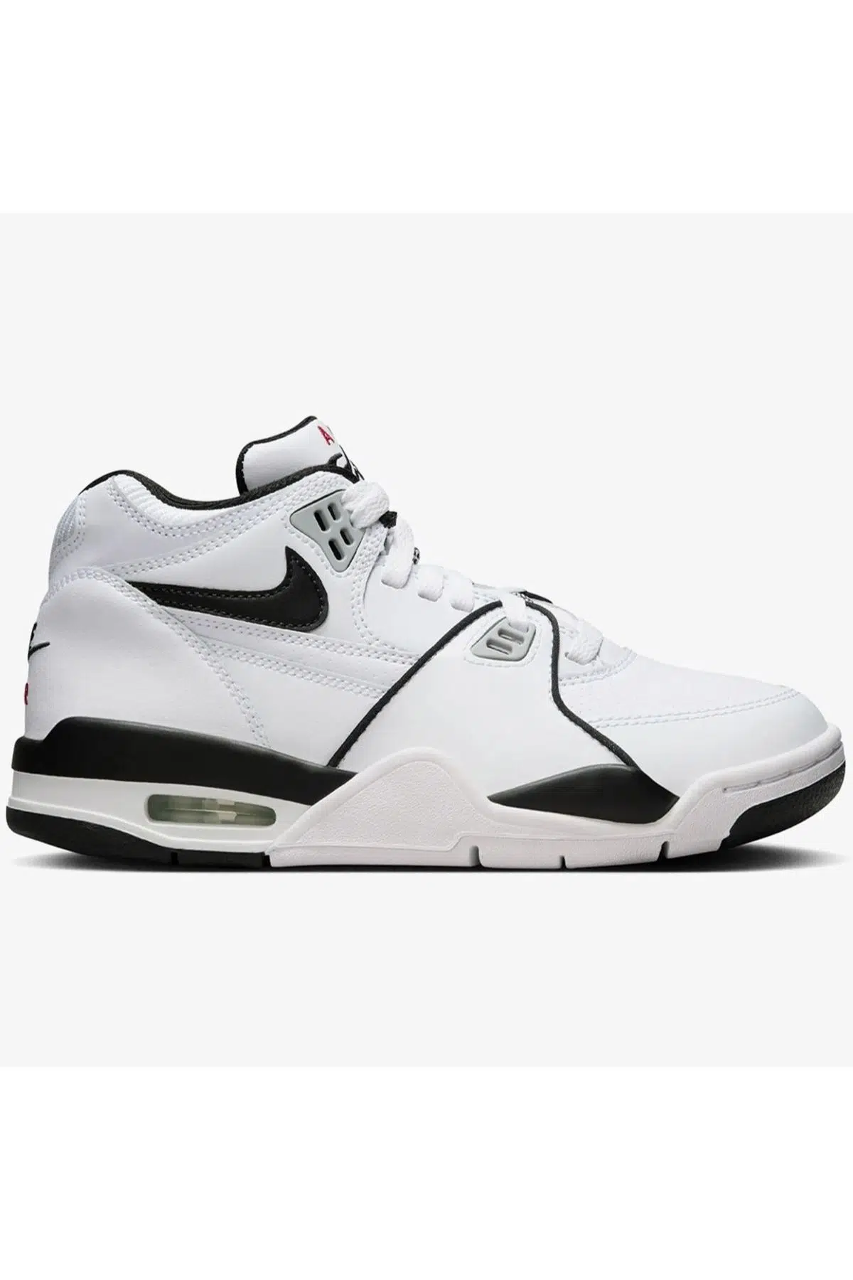 Nike Air Flight 89 Unisex Leather Sneaker Bilekli Hakiki Deri Spor Ayakkabı Beyaz