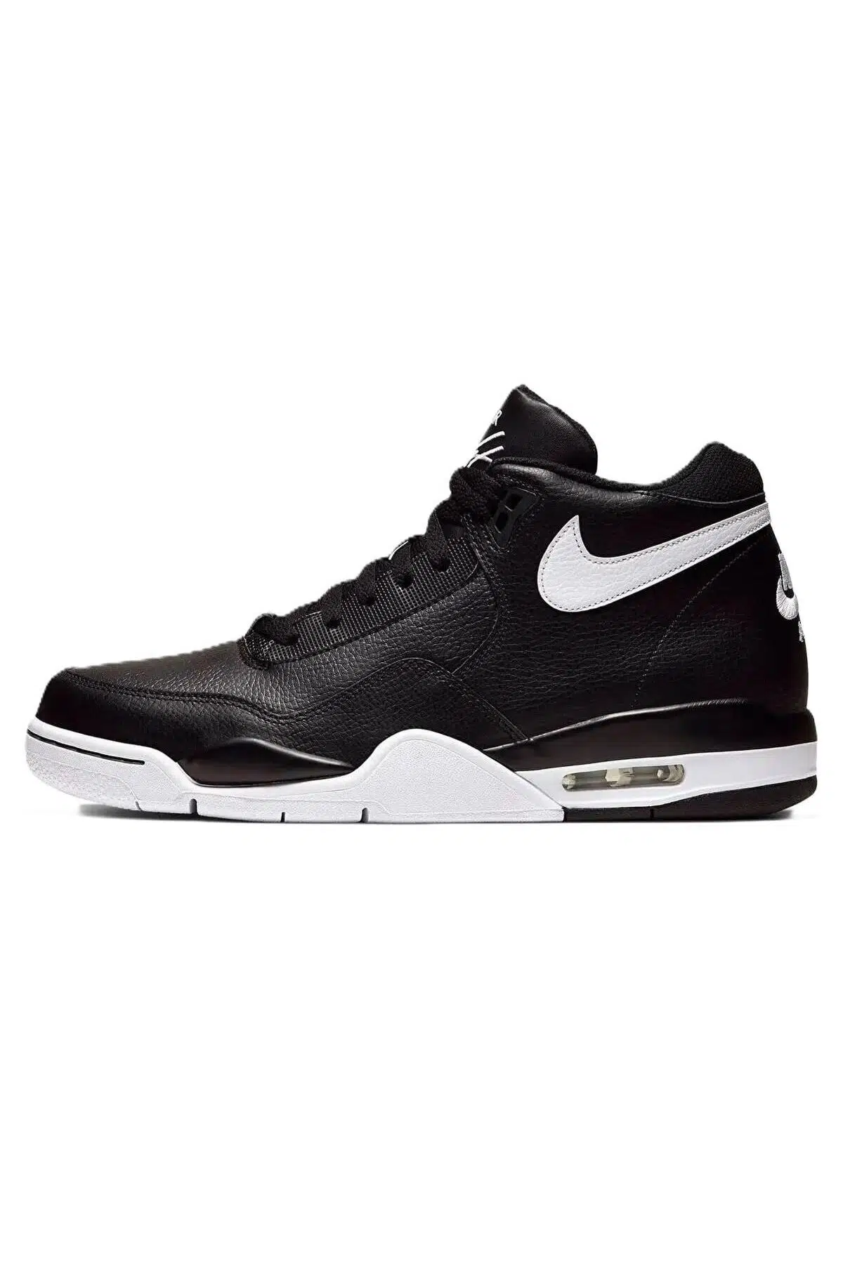 Nike Air Flight Legacy Mens Leather Sneaker Bilekli Hakiki Deri Spor Ayakkabı Siyah