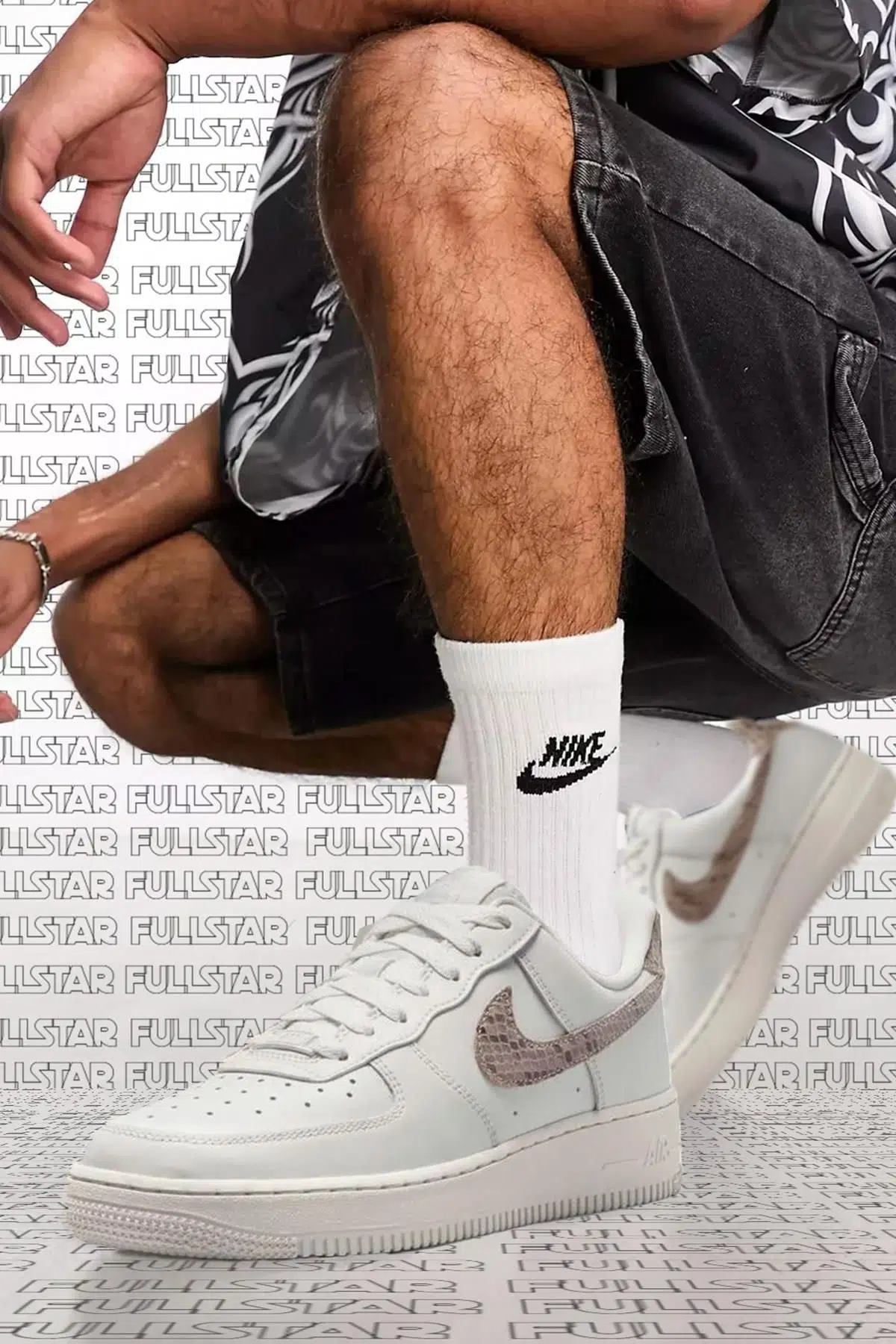 Nike Air Force 1 07 AF1 Leather White Unisex Snaker Hakiki Deri Spor Ayakkabı Beyaz
