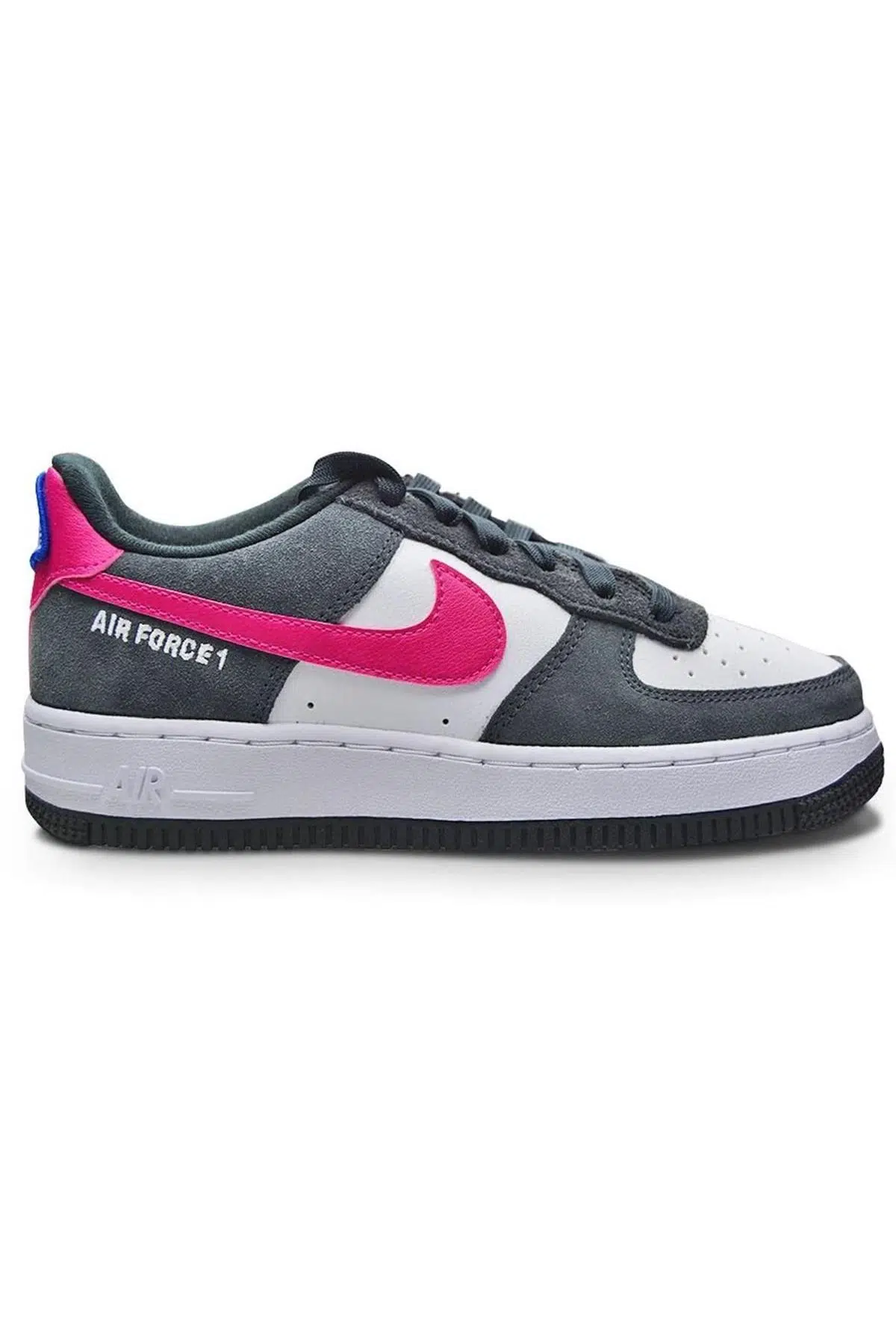 Nike Air Force 1 LVS8 A Club Leather Sneaker Black Pink Prime Unisex Hakiki Deri Günlük Spor Ayakkabı Siyah