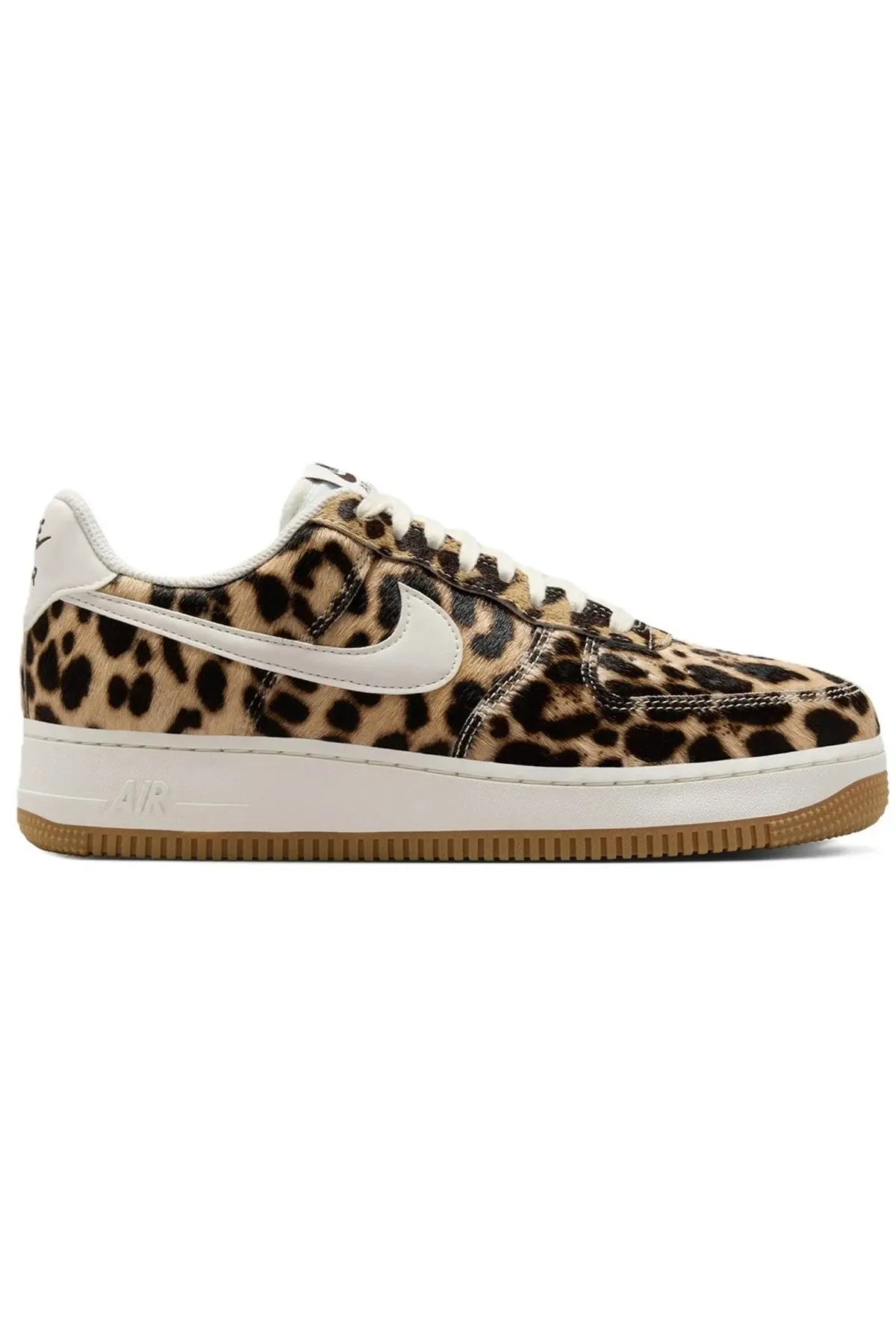 Nike Air Force 1 '07 Leopar AF1 Womens Sneaker Kadın Günlük Spor Ayakkabı Krem