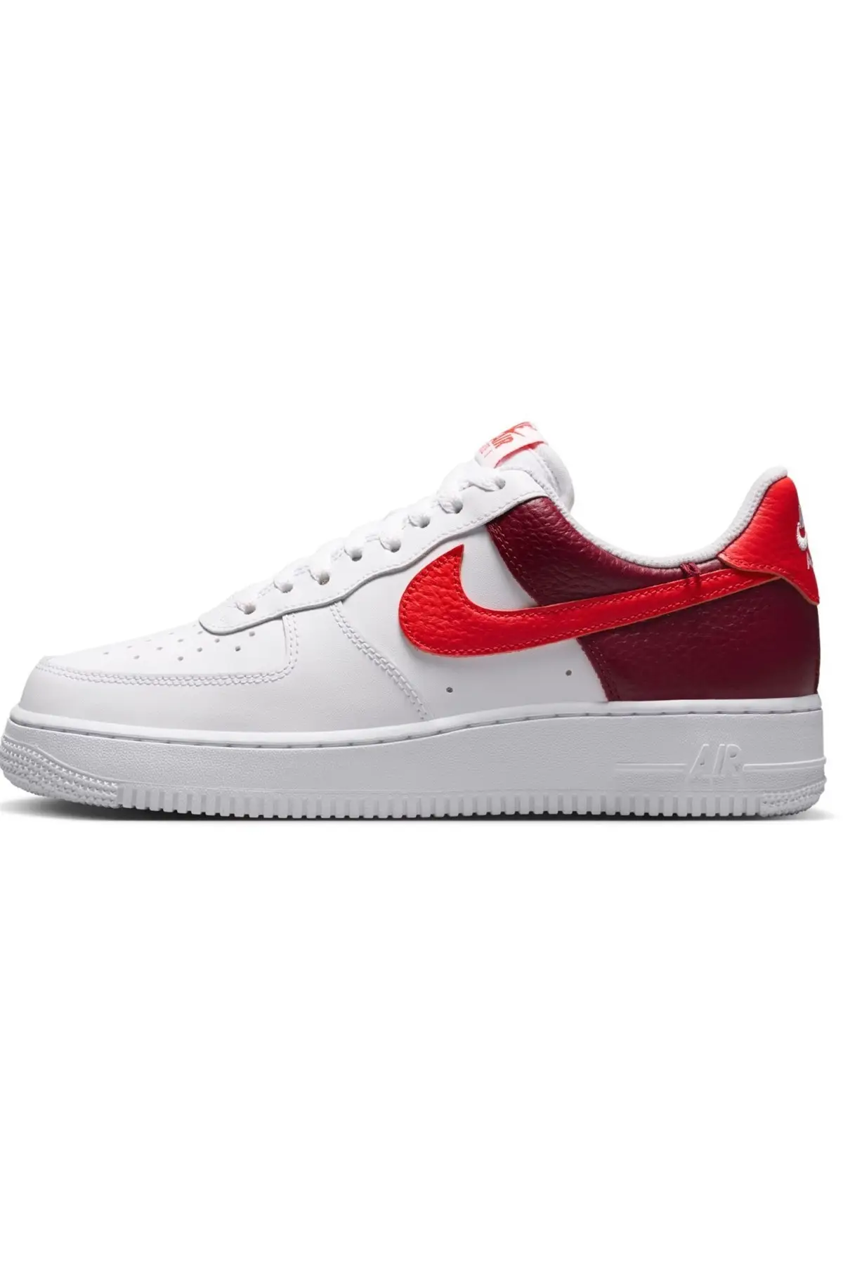 IR0872-101 Nike Air Force 1 '07 Low AF1 Leather Unisex Sneaker Hakiki Deri Günlük Spor Ayakkabı Beyaz