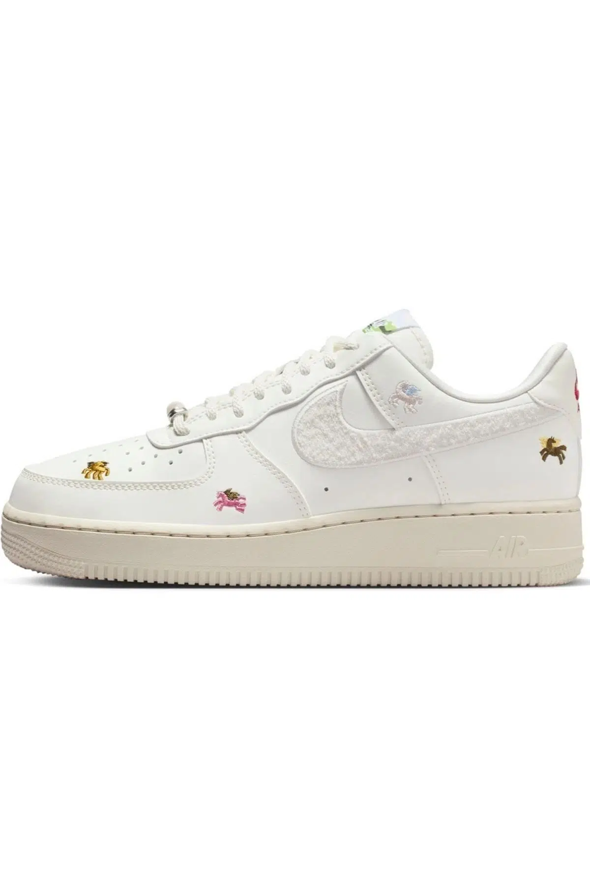 Nike Air Force 1'07 Low AF1 Special Edition 'Lunar New Year' Womens Sneaker Kadın Günlük Spor Ayakkabı Beyaz