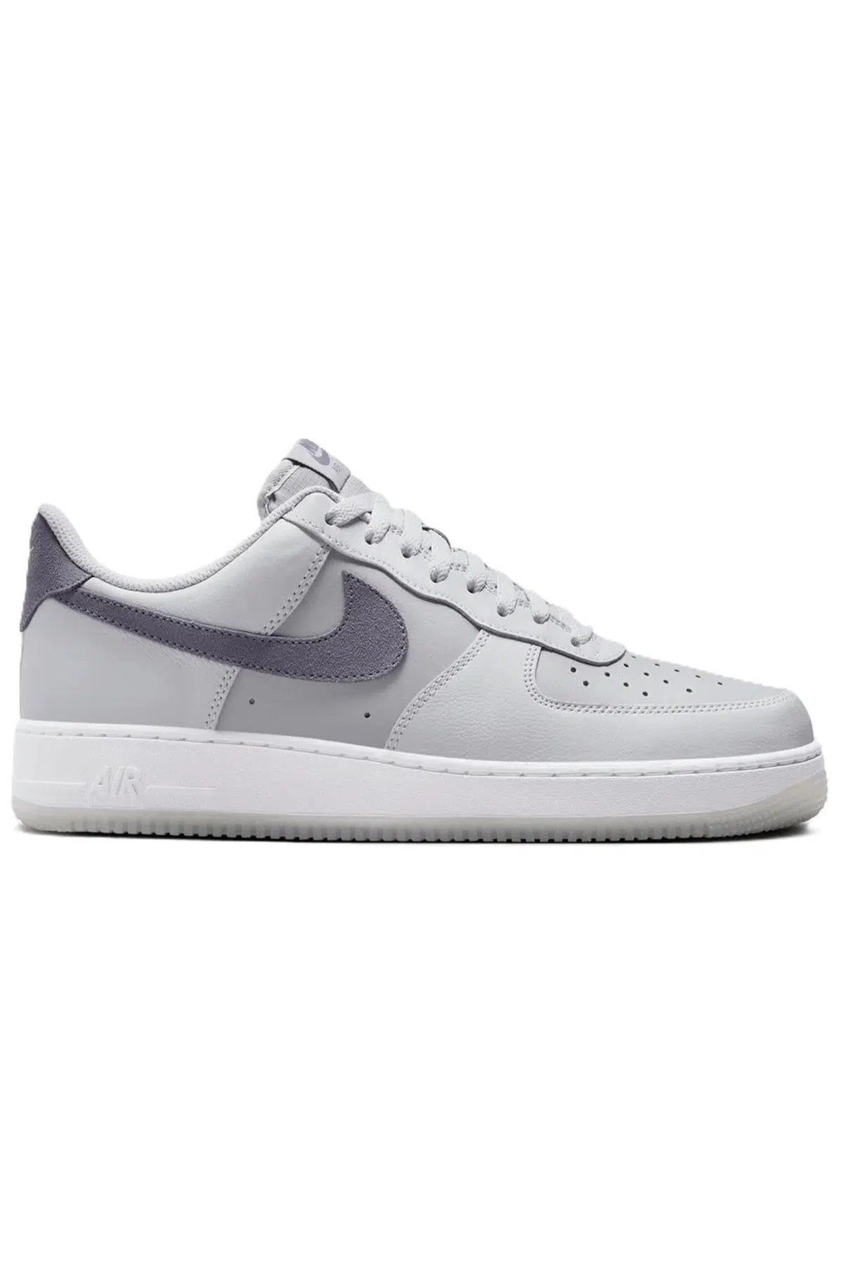 Nike Air Force 1 '07 LV8 Leather Unisex Sneaker Swoosh Hakiki Deri Günlük Spor Ayakkabı Mavi