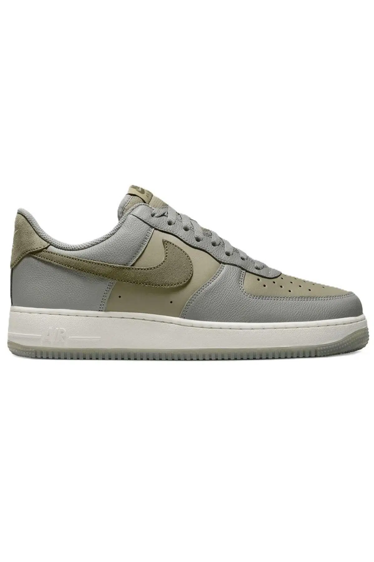 Nike Air Force 1 '07 LV8 Leather Unisex Sneaker Swoosh Hakiki Deri Günlük Spor Ayakkabı Yeşil