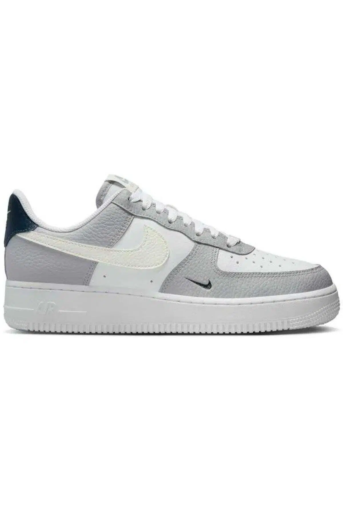 Nike Air Force 1 '07 LX Leather Unisex Sneaker Hakiki Deri Günlük Spor Ayakkabı Beyaz Gri