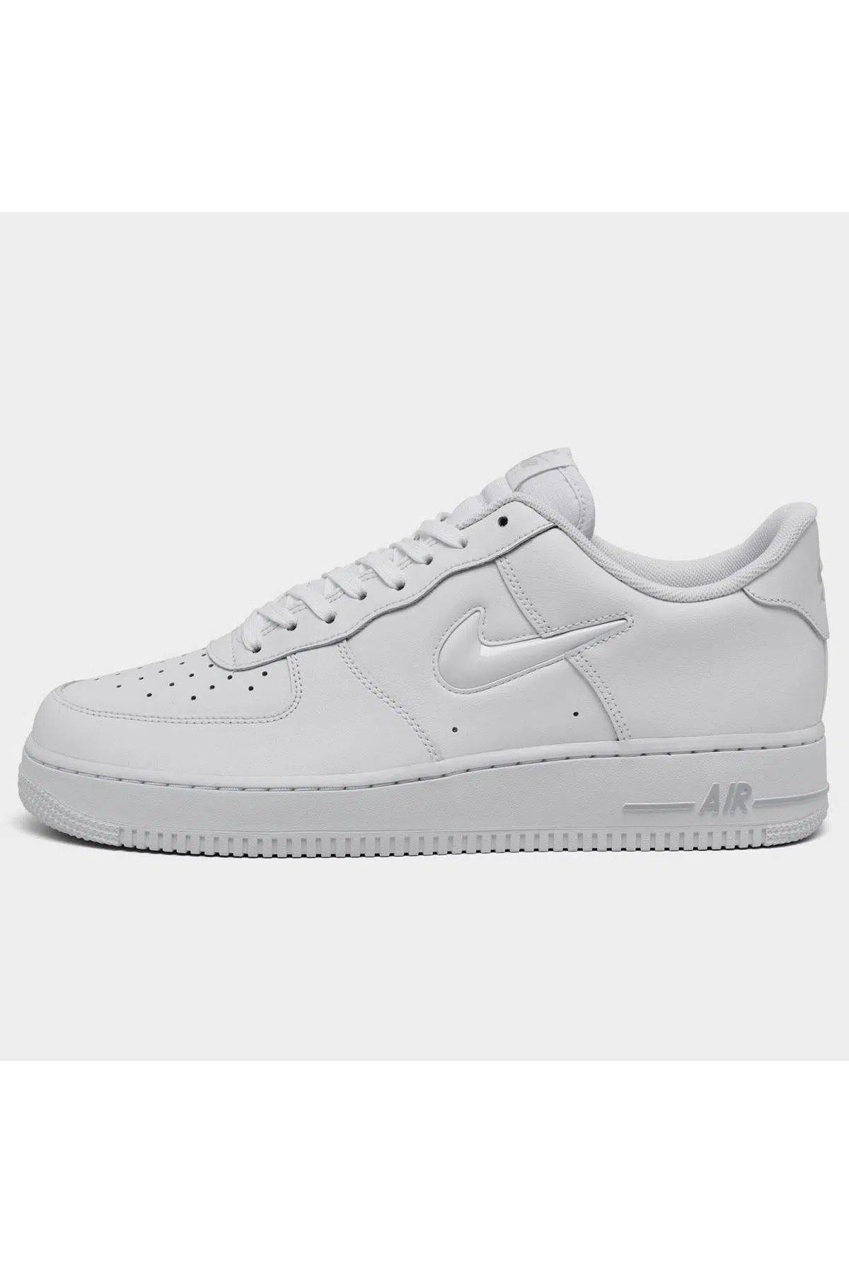 Nike Air Force 1 Jewel Leather Sneaker Hakiki Deri Erkek Günlük Spor Ayakkabı Beyaz