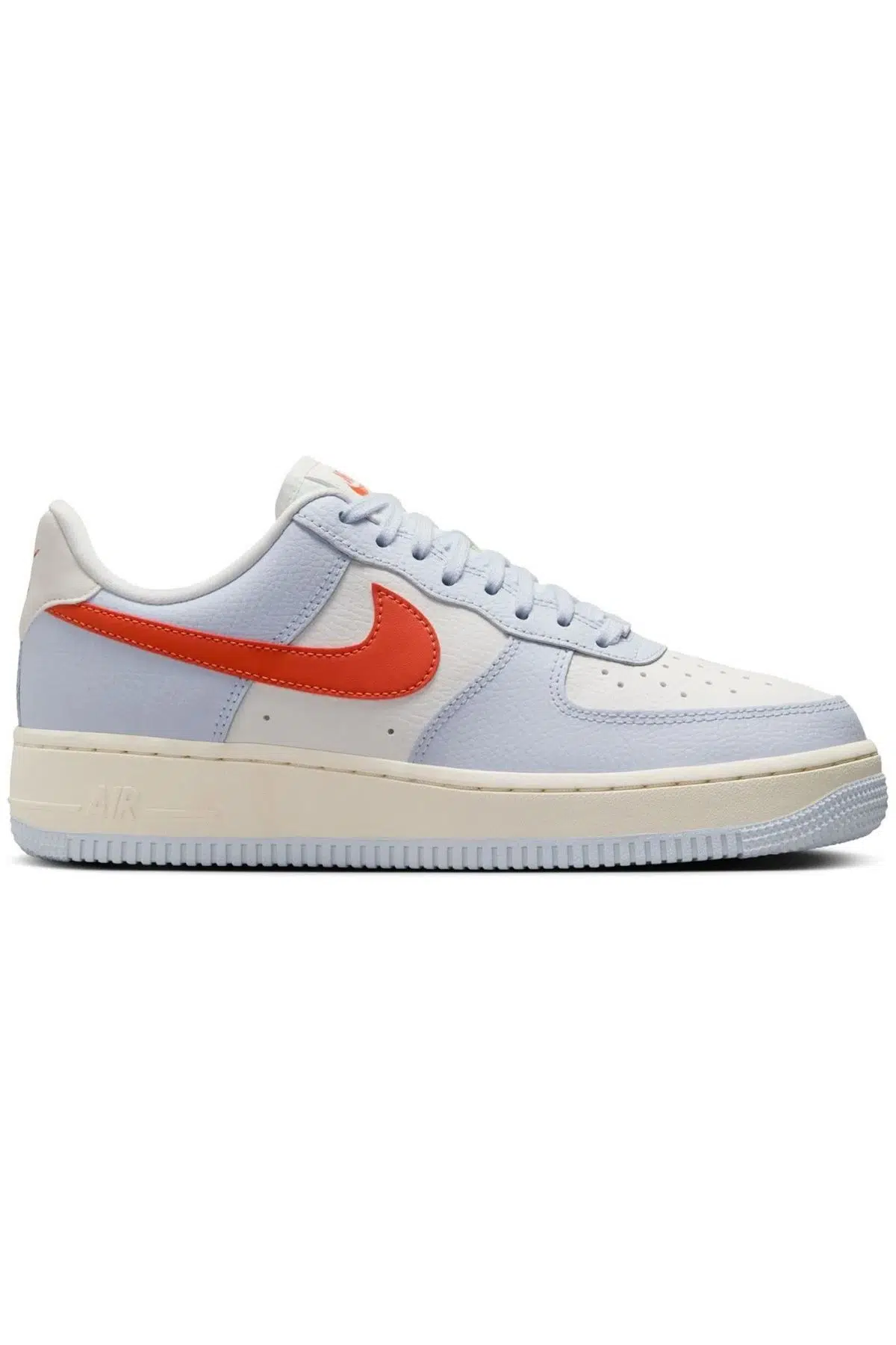 Nike Air Force 1 AF1 07 Next Nature Leather Sneaker Cream Liliac Hakiki Deri Günlük Spor Ayakkabı Krem Lila