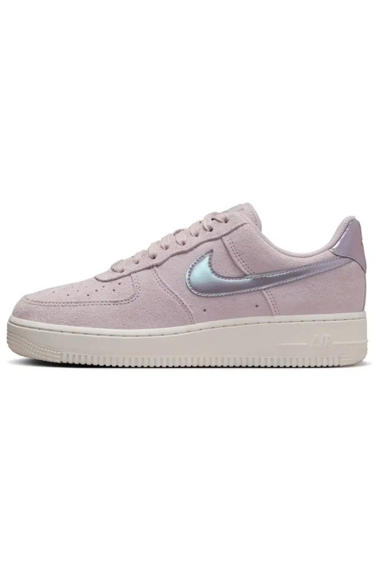 Nike Air Force 1 AF1 07 Special Edition Leather Womens Sneaker Pink Hakiki Deri Süet Kadın Günlük Spor Ayakkabı Mor