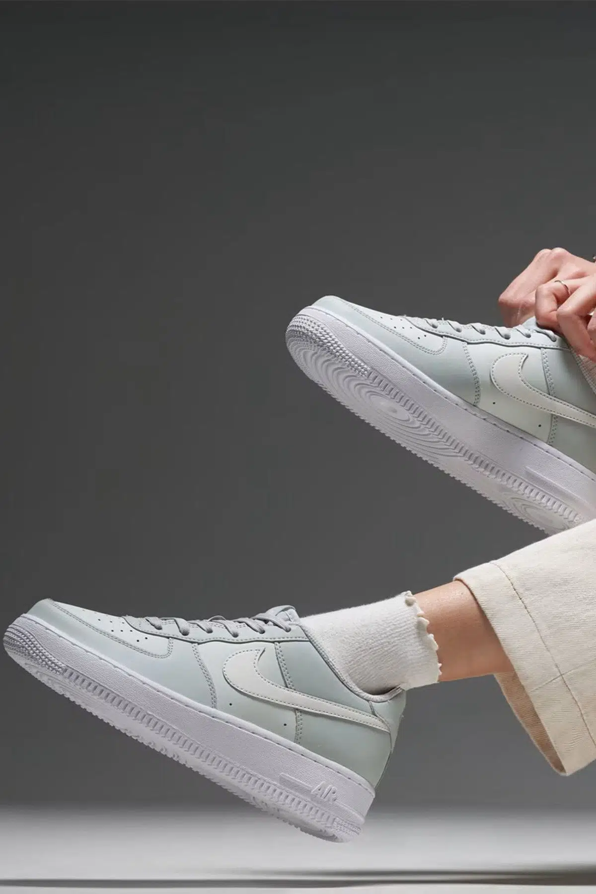 Nike Air Force 1 AF1 GS'Spruce Aura' Leather Unisex Sneaker Hakiki Deri Günlük Spor Ayakkabı Yeşil