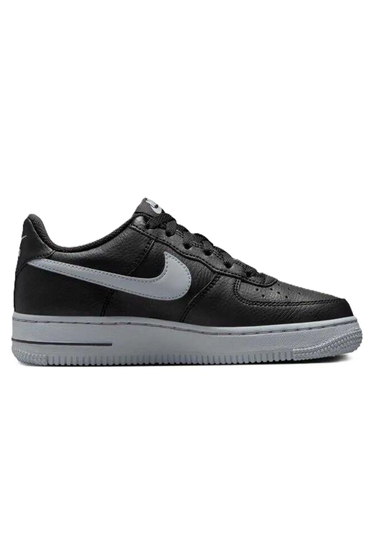 Nike Air Force 1 AF1 Leather Unisex Black Sneaker Hakiki Deri Günlük Spor Ayakkabı Siyah