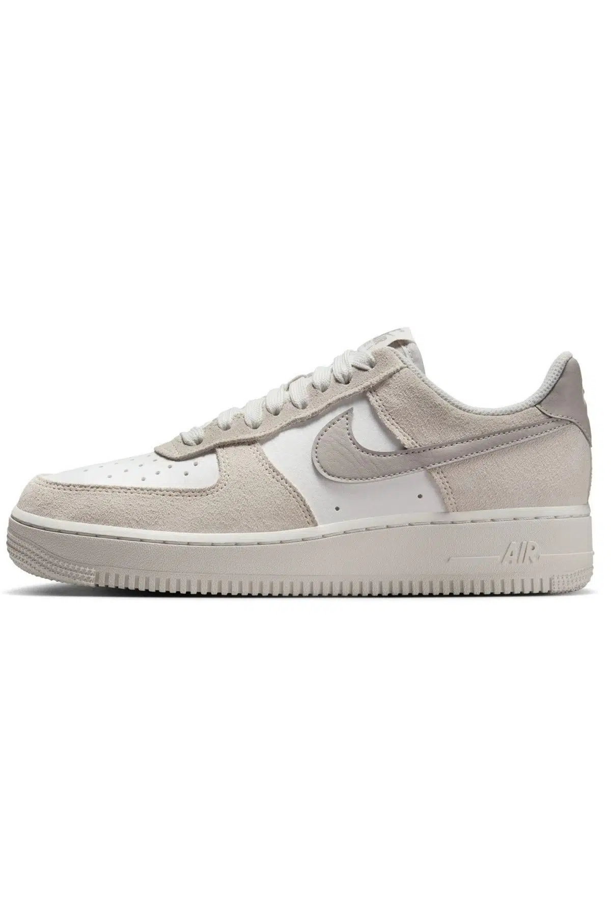 Nike Air Force 1 Low AF1 Womens Leather Sneaker Hakiki Deri Kadın Günlük Spor Ayakkabı Krem