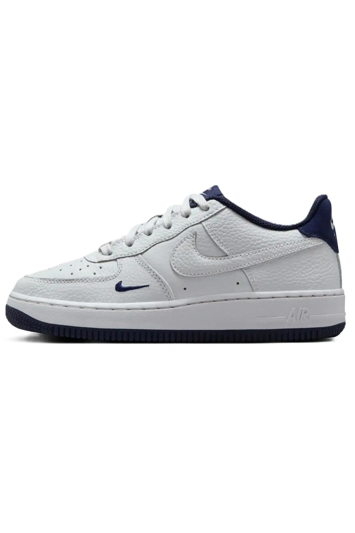 Nike Air Force 1 LV8 3 AF1 Unisex Leather Sneaker Hakiki Deri Günlük Spor Ayakkabı Gri
