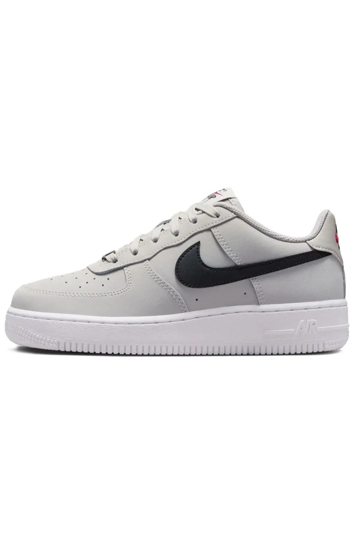 Nike Air Force 1 LV8 (AF1) Unisex Leather Sneaker Hakiki Deri Günlük Spor Ayakkabı Gri