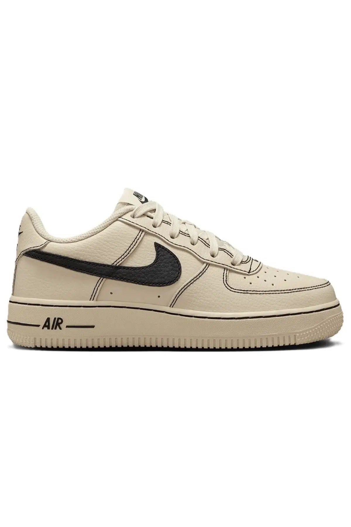 Nike Air Force 1 LV8 4 (AF1) Unisex Leather Sneaker Hakiki Deri Günlük Spor Ayakkabı Bej