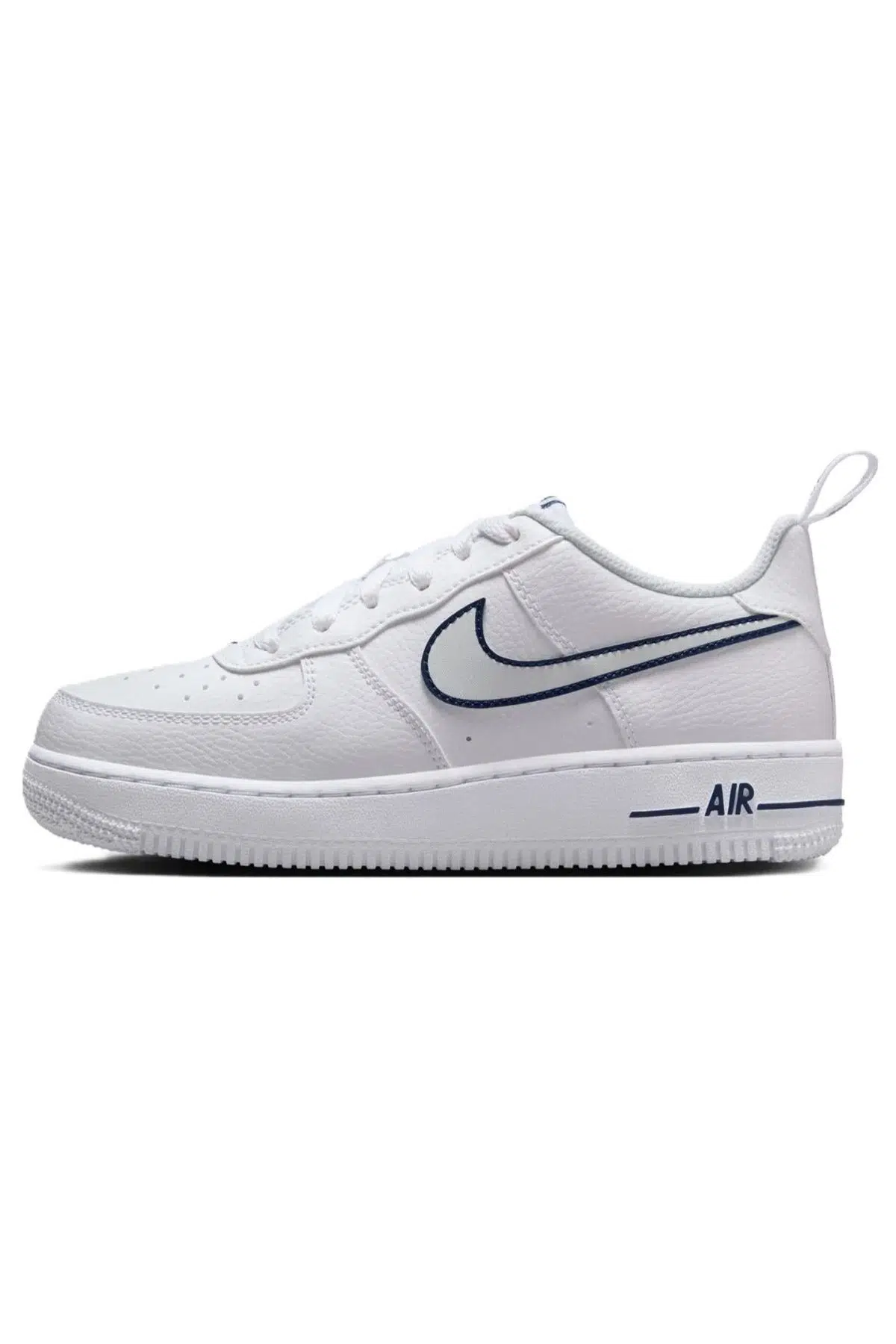 Nike Air Force 1 LV8 AF1 Unisex Leather Sneaker Hakiki Deri Unisex Günlük Spor Ayakkabı Beyaz