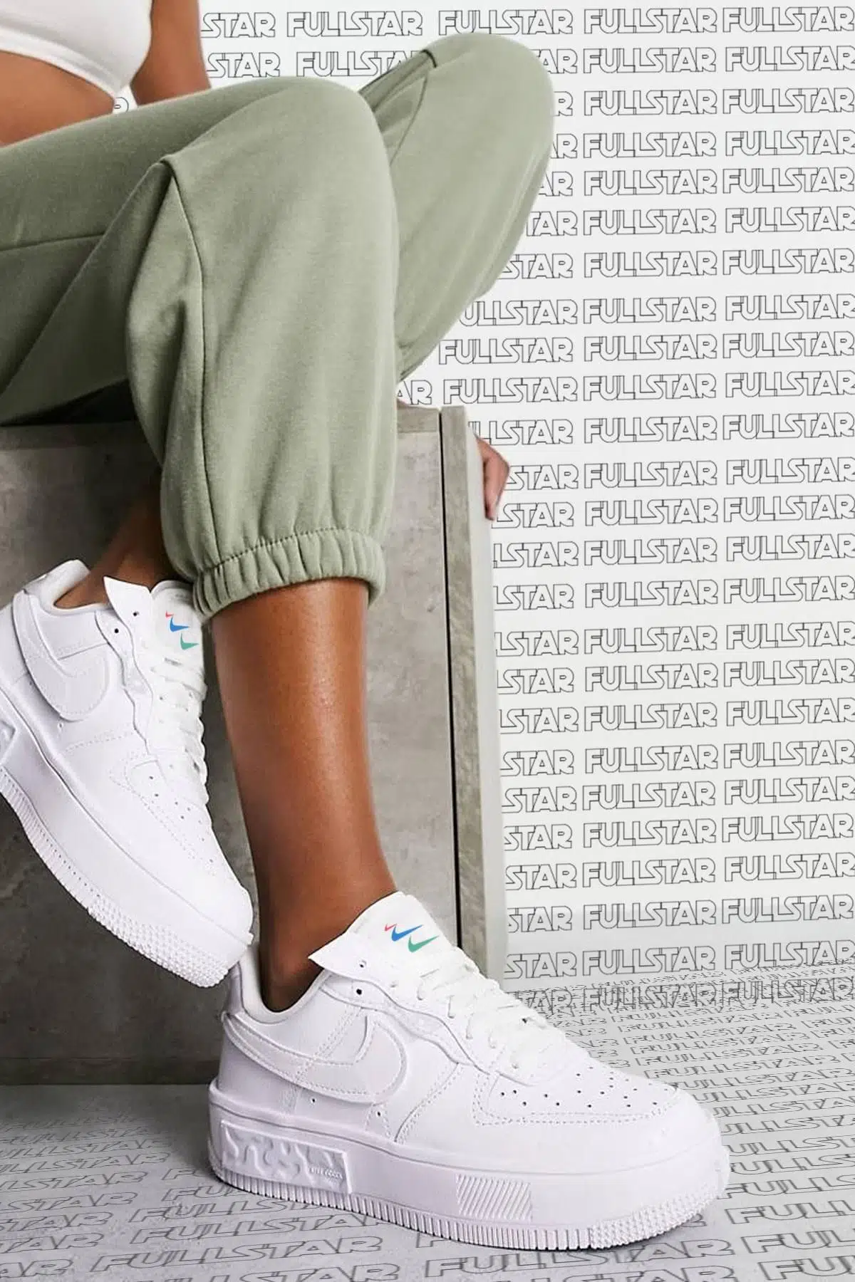 Nike Air Force Fontanka AF1 Leather Sneaker Hakiki Deri Günlük Beyaz Spor Ayakkabı