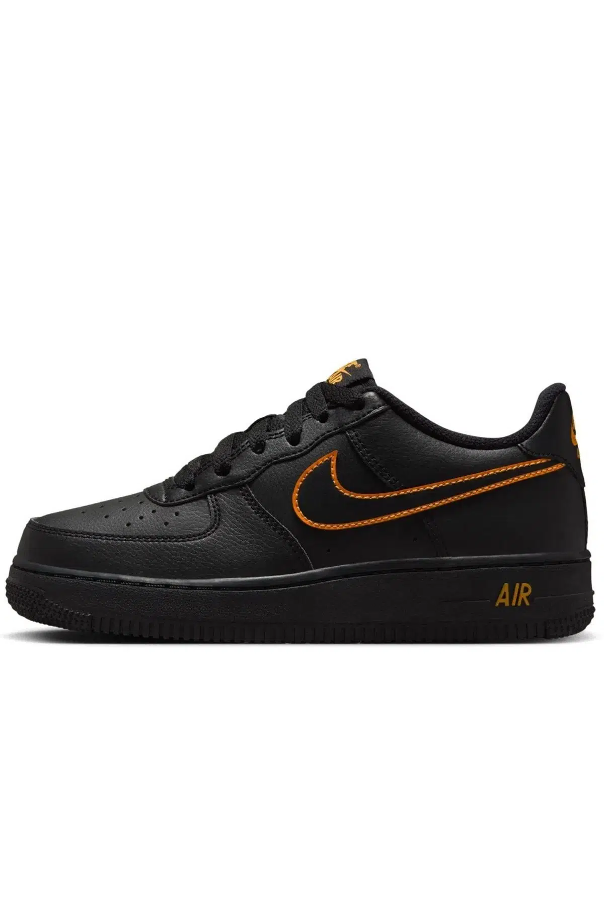 Nike Air Force Unisex Leather Sneaker Hakiki Deri Unisex Günlük Spor Ayakkabı Siyah