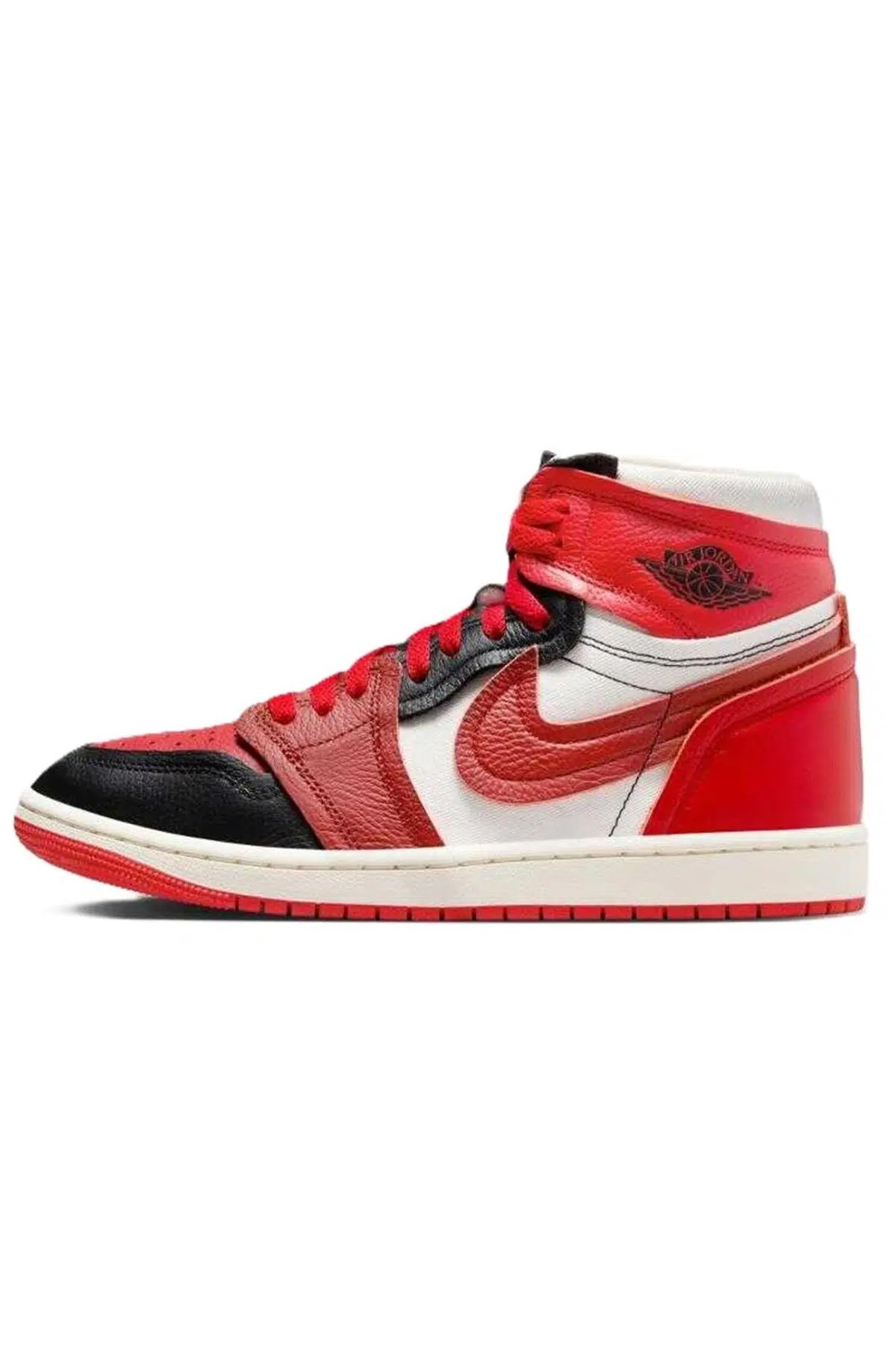 Nike Air Jordan 1 High Methf Make od OUnisex Sneaker Hakiki Deri Bilekli Günlük Spor Ayakkabı Kırmızı
