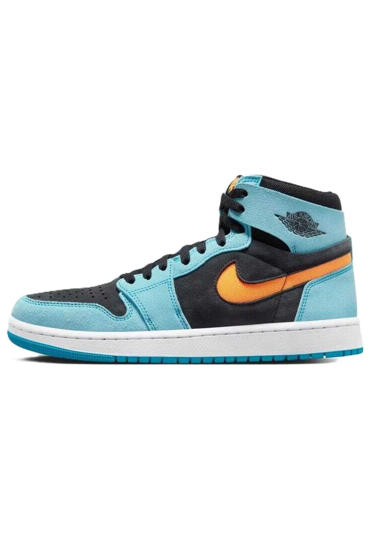 Nike Air Jordan 1 Zoom Air CMFT 2 Leather Unisex Sneaker Hakiki Deri Unisex Günlük Spor Ayakkabı Mavi