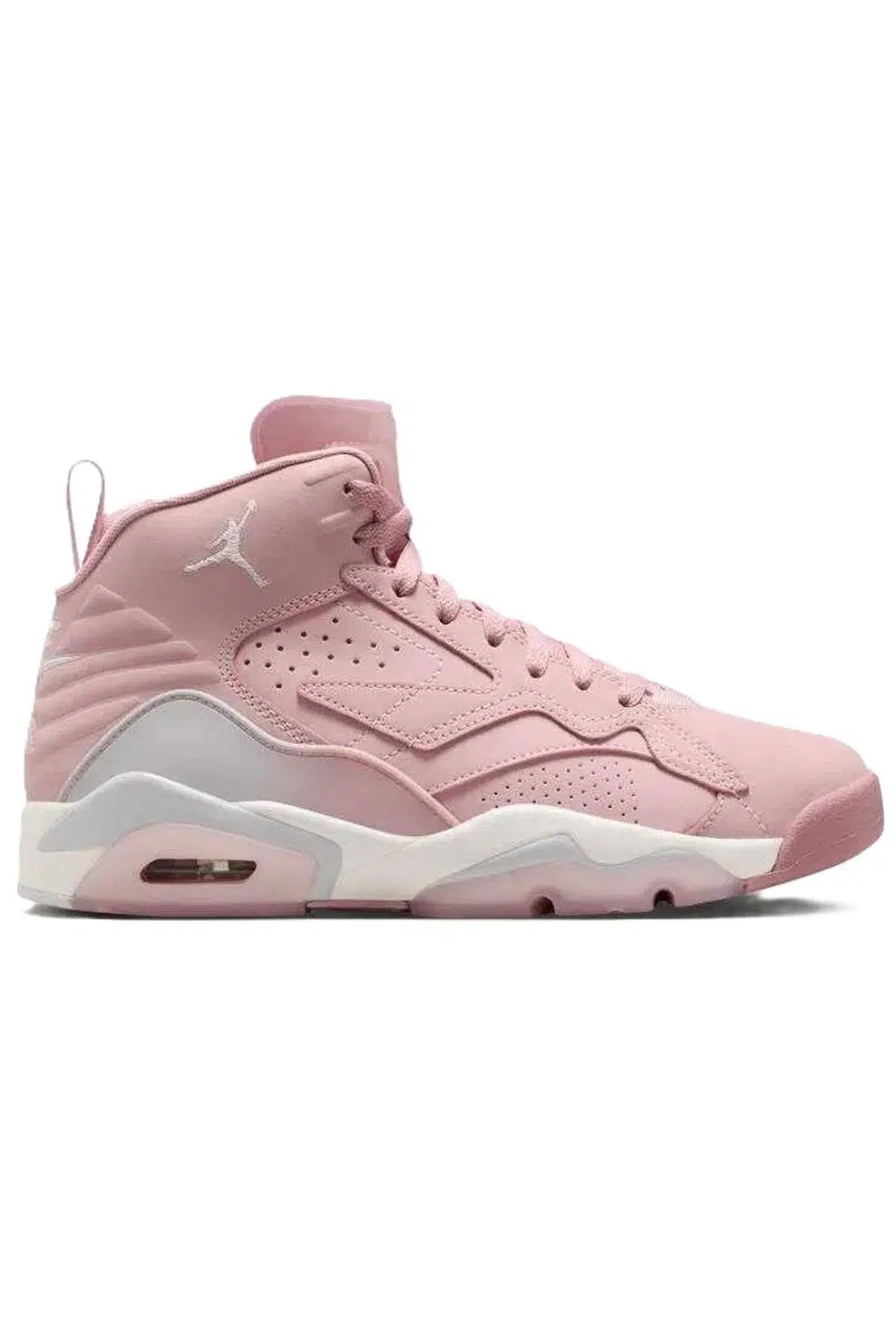 Nike Air Jordan MVP Leather Womens Basketball Shoes Pink Hakiki Deri Kadın Basketbol Ayakkabısı Pembe
