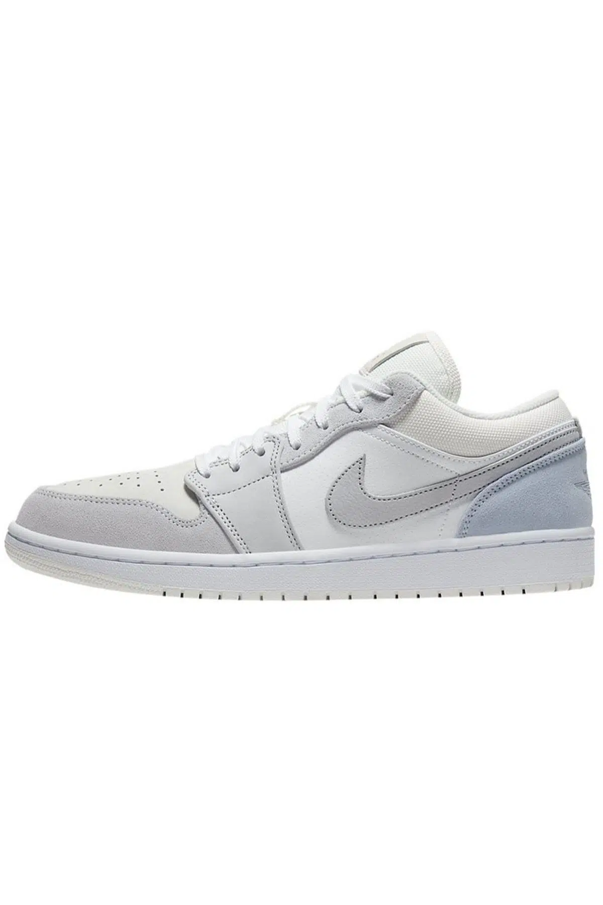 Nike Air Jordan 1 Low Paris Leather Sneaker Hakiki Deri Erkek Günlük Spor Ayakkabı Beyaz