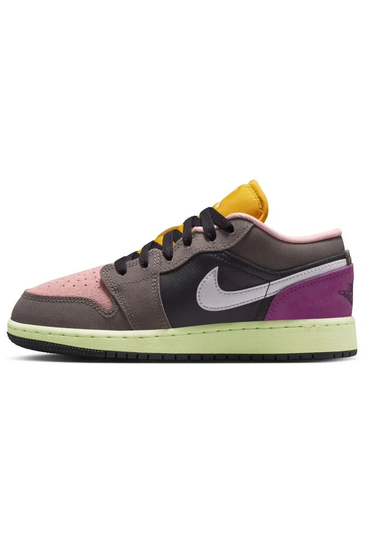 Nike Air Jordan 1 Low 'Tokyo Bio Hack' Special Edition Leather Unisex Sneaker Hakiki Deri Günlük Spor Ayakkabı Pembe-Kahverengi