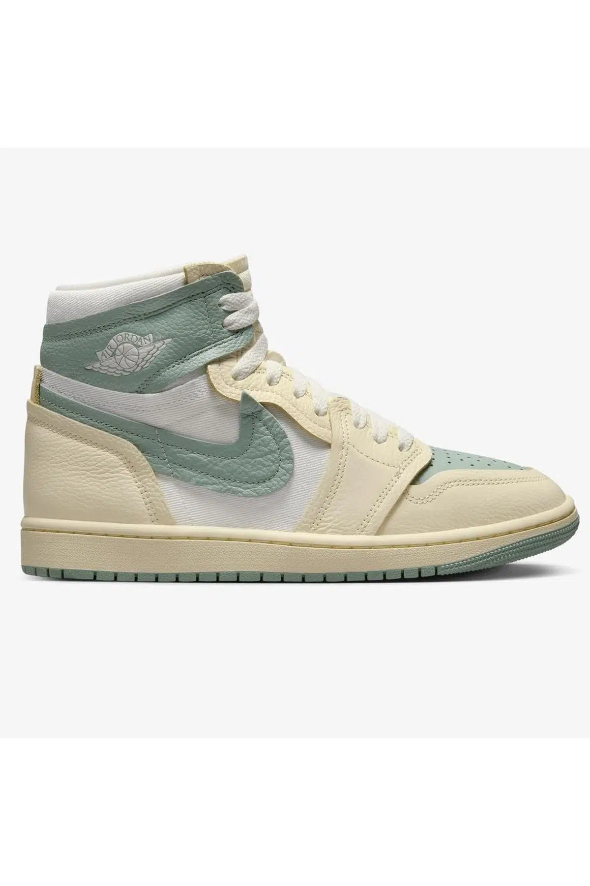 Nike Air Jordan 1 High Method Of Make Unisex Sneaker Hakiki Deri Bilekli Günlük Spor Ayakkabı Krem