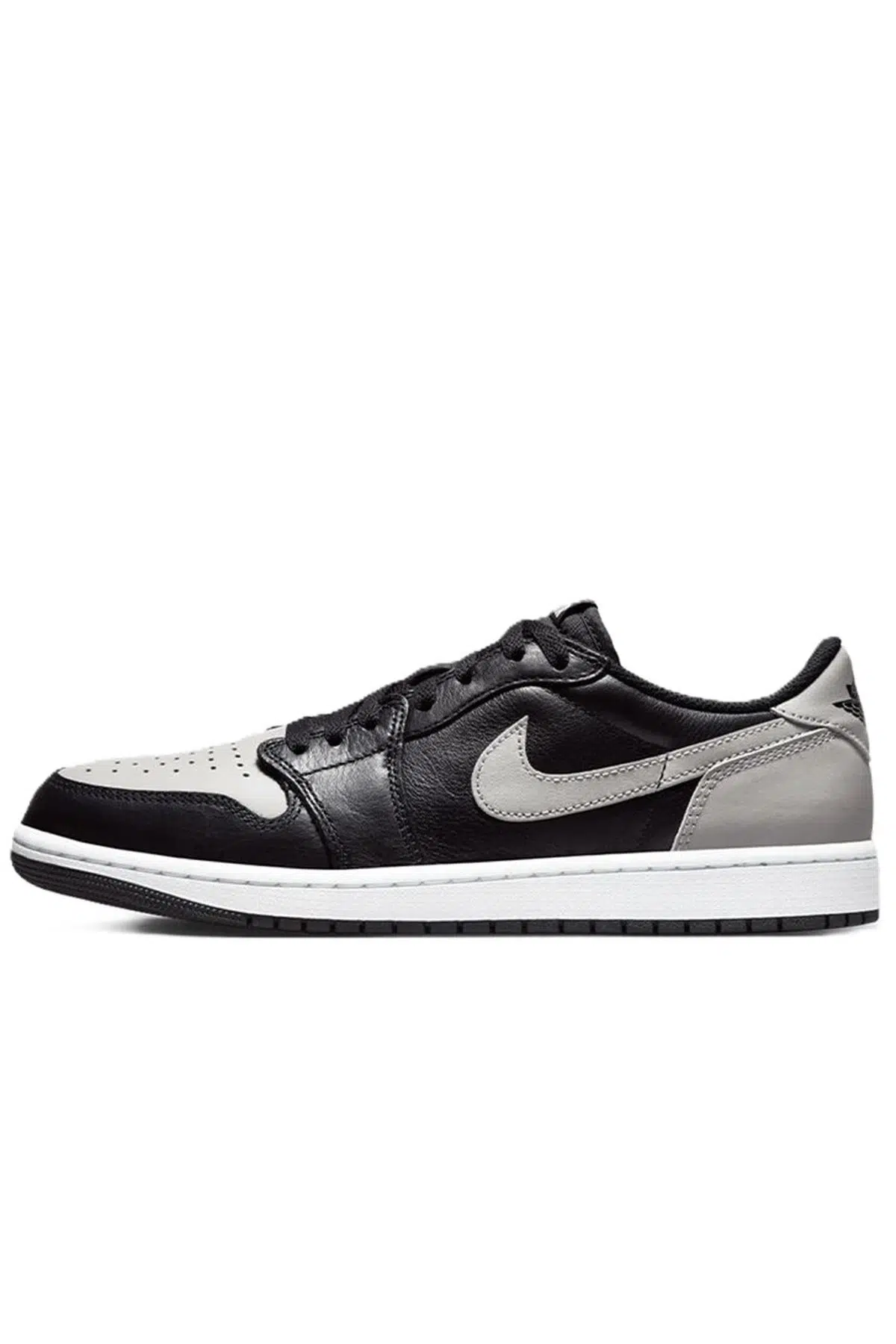 Nike Air Jordan 1 Retro Low OG Leather Unisex Sneaker Hakiki Deri Unisex Günlük Spor Ayakkabı Siyah