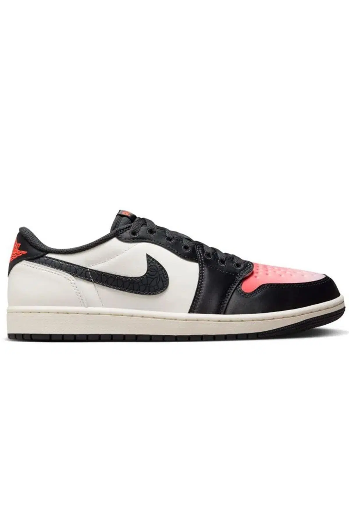 Nike Air Jordan 1 Retro Low OG PSG Leather Unisex Sneaker Hakiki Deri Unisex Günlük Spor Ayakkabı Siyah Beyaz