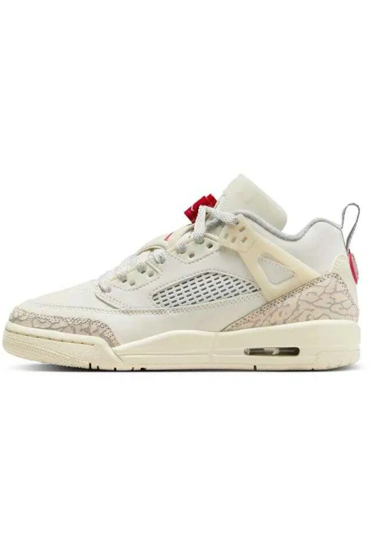 Nike Air Jordan Spizike Low Leather Unisex Sneaker Hakiki Deri Günlük Spor Ayakkabı Krem